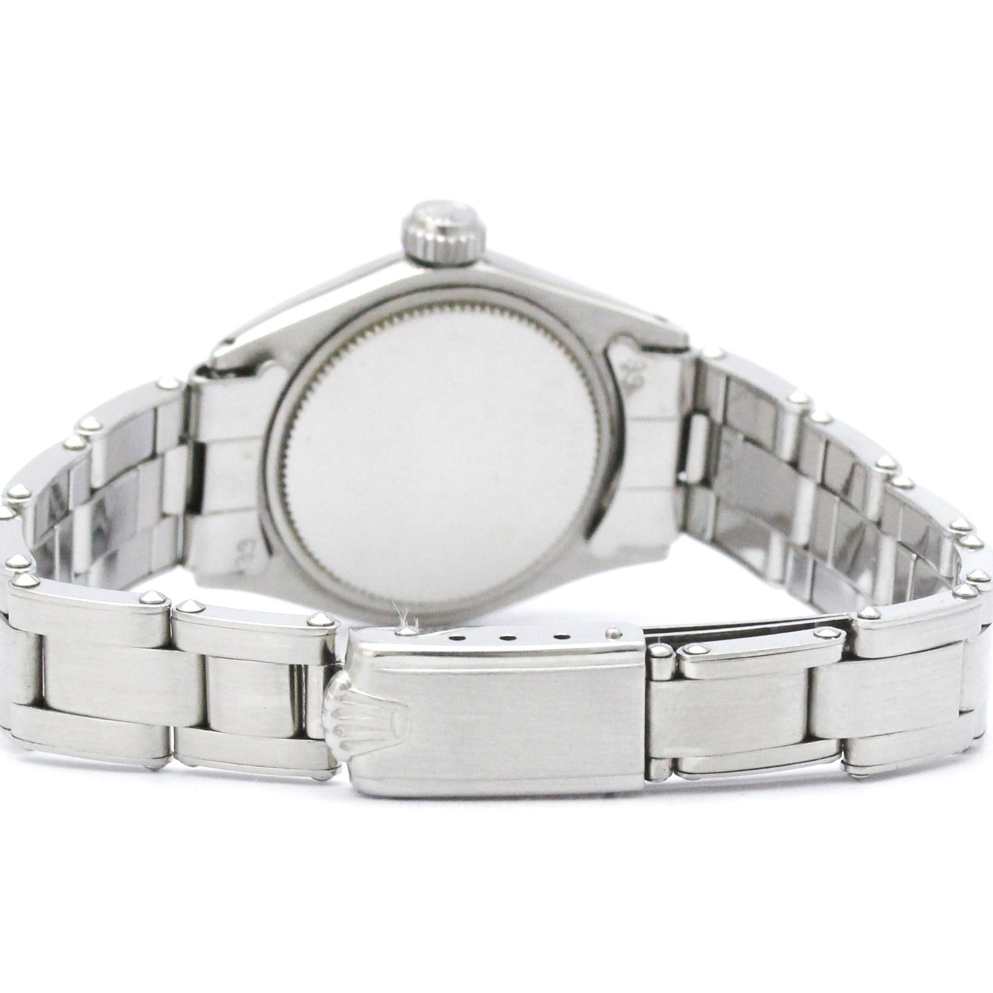 ROLEX Oyster Precision 6411 Steel Hand-winding Ladies Watch Vintage