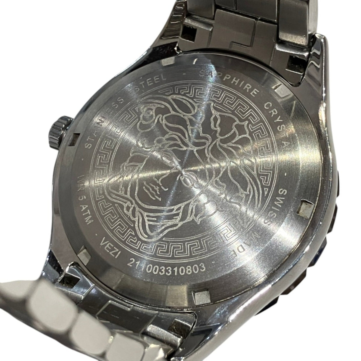 Versace mit grauem Zifferblatt, 41 mm Uhr