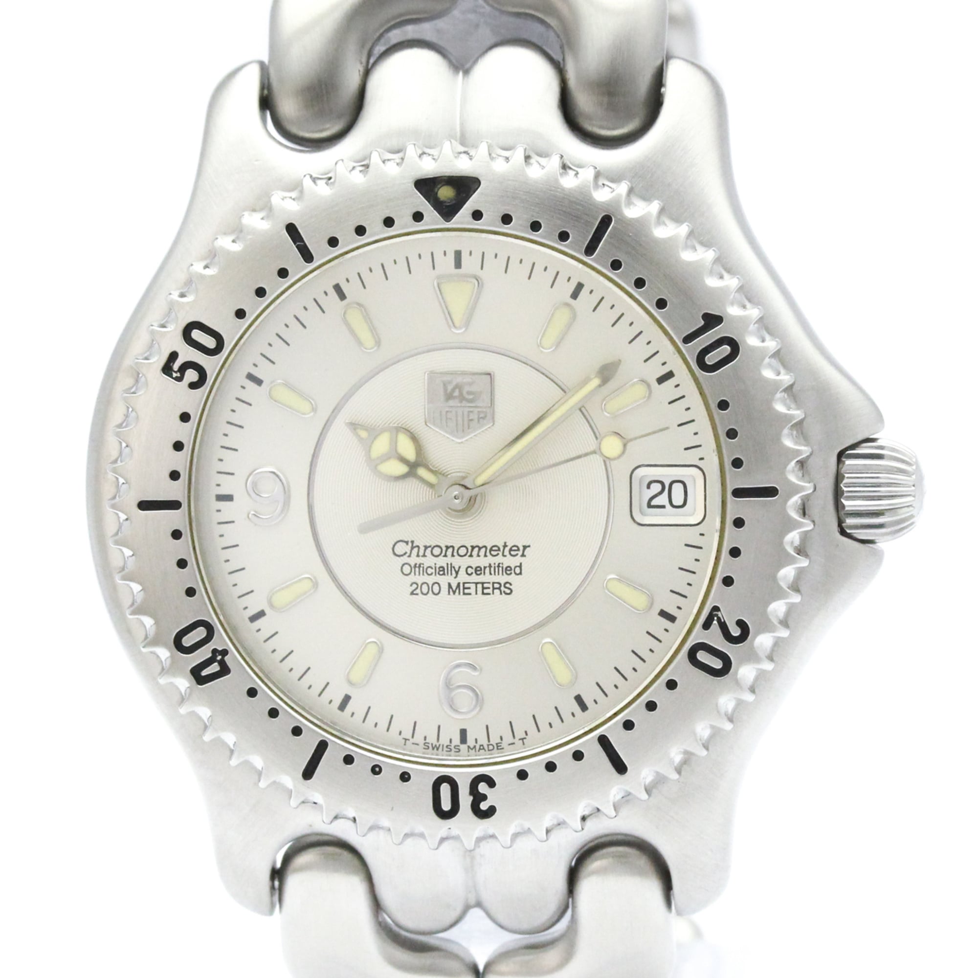 TAG Heuer Sel WG 5112 Silver Dial 38mm Watch