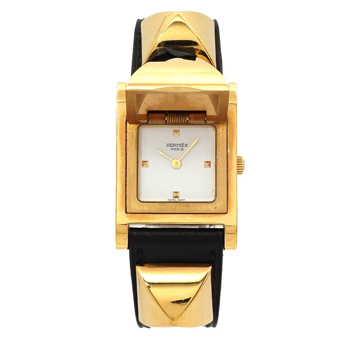 Hermes Medor Weiß Zifferblatt 23 mm Uhr