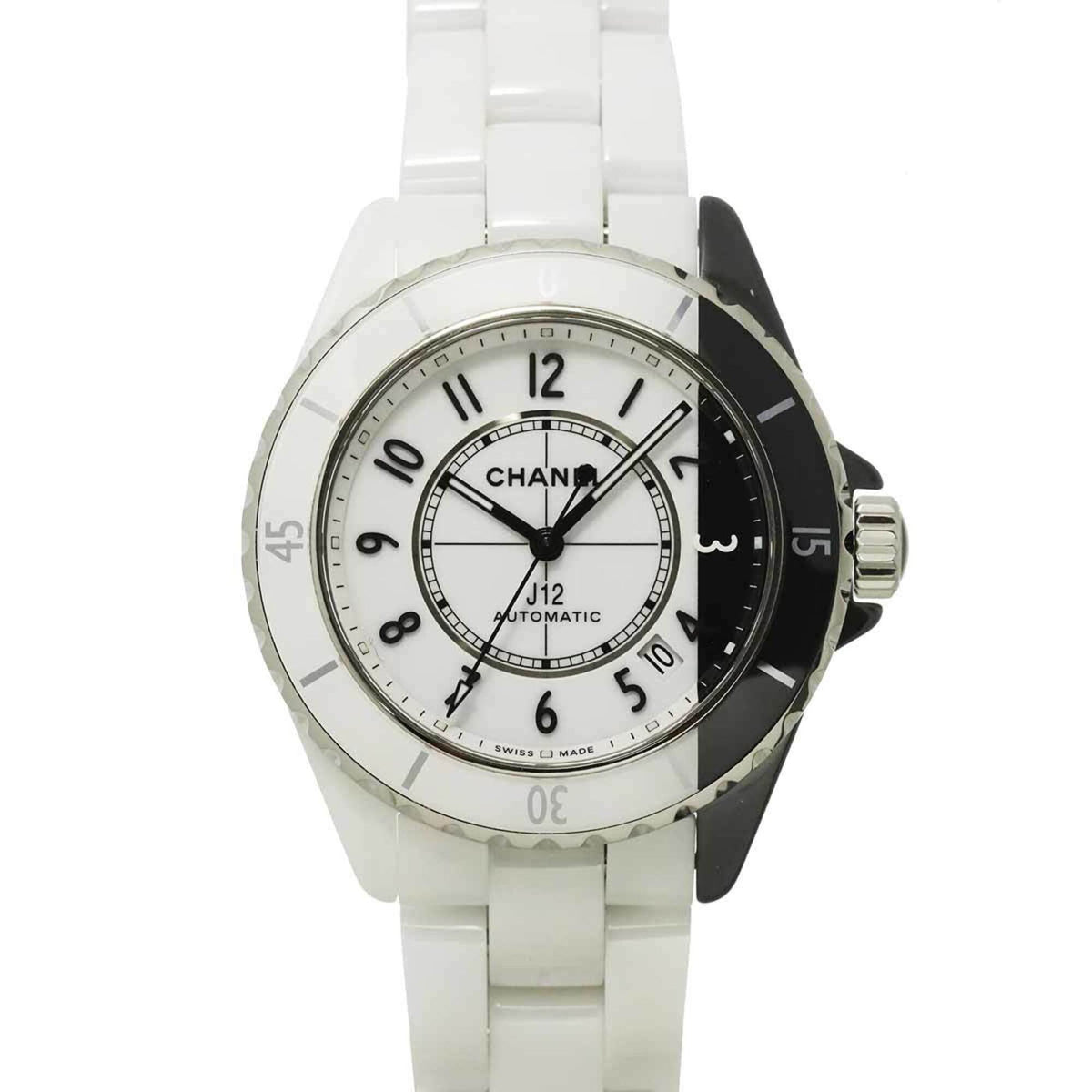 Chanel J12 Paradox 38 mm H6515 Zwart, witte wijzerplaat 39mm Horloge