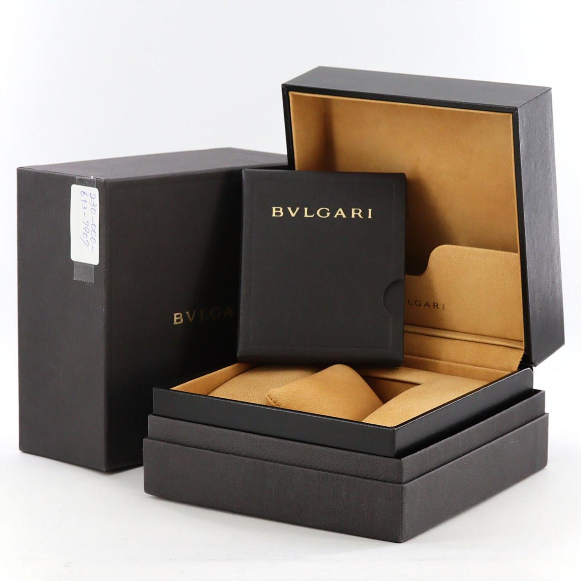 Bulgari 12P BBL26S/BB26BSS/12 Black Dial 26mm Watch