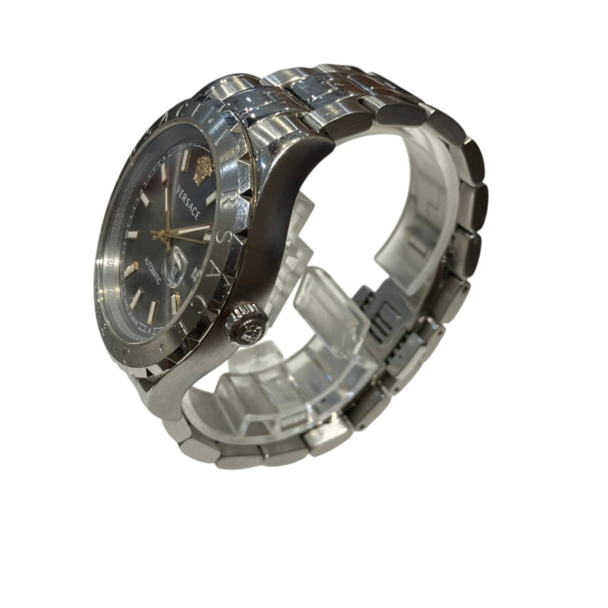 Versace mit grauem Zifferblatt, 41 mm Uhr