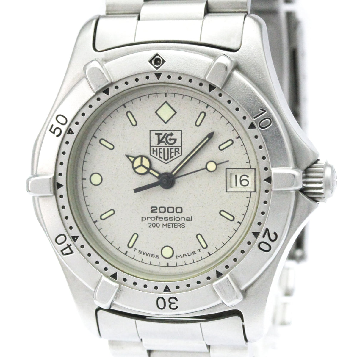 TAG Heuer 2000 Series 962.213 Silver Dial 36mm Watch