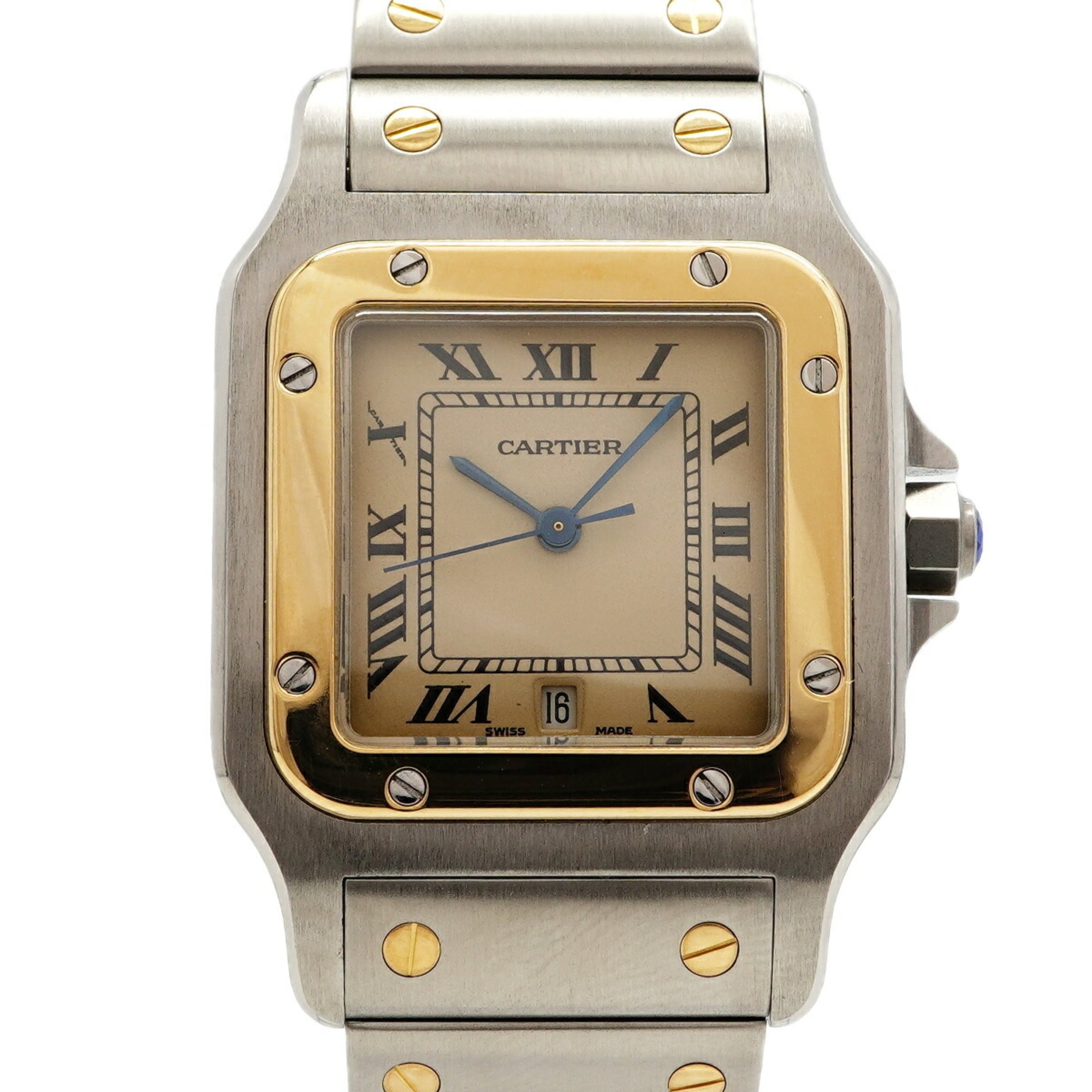 Cartier Santos W20011C4 Ivory Dial Stainless steel 29mm Watch