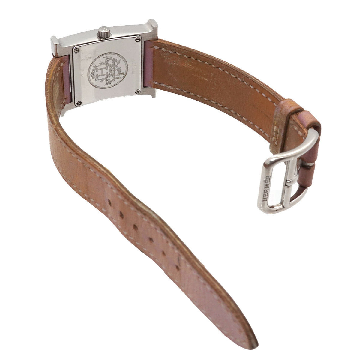 Montre Hermès H-GZl1ldz4 à cadran bleu, 21 mm