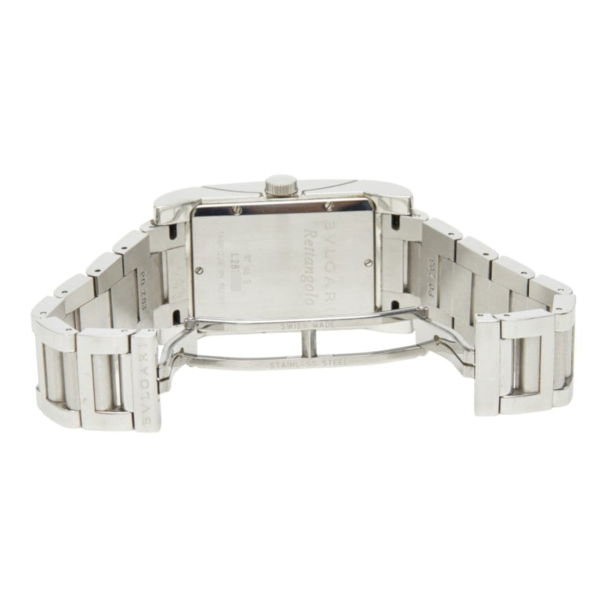 Bulgari Rettangolo RT45S Black Dial 26mm Watch