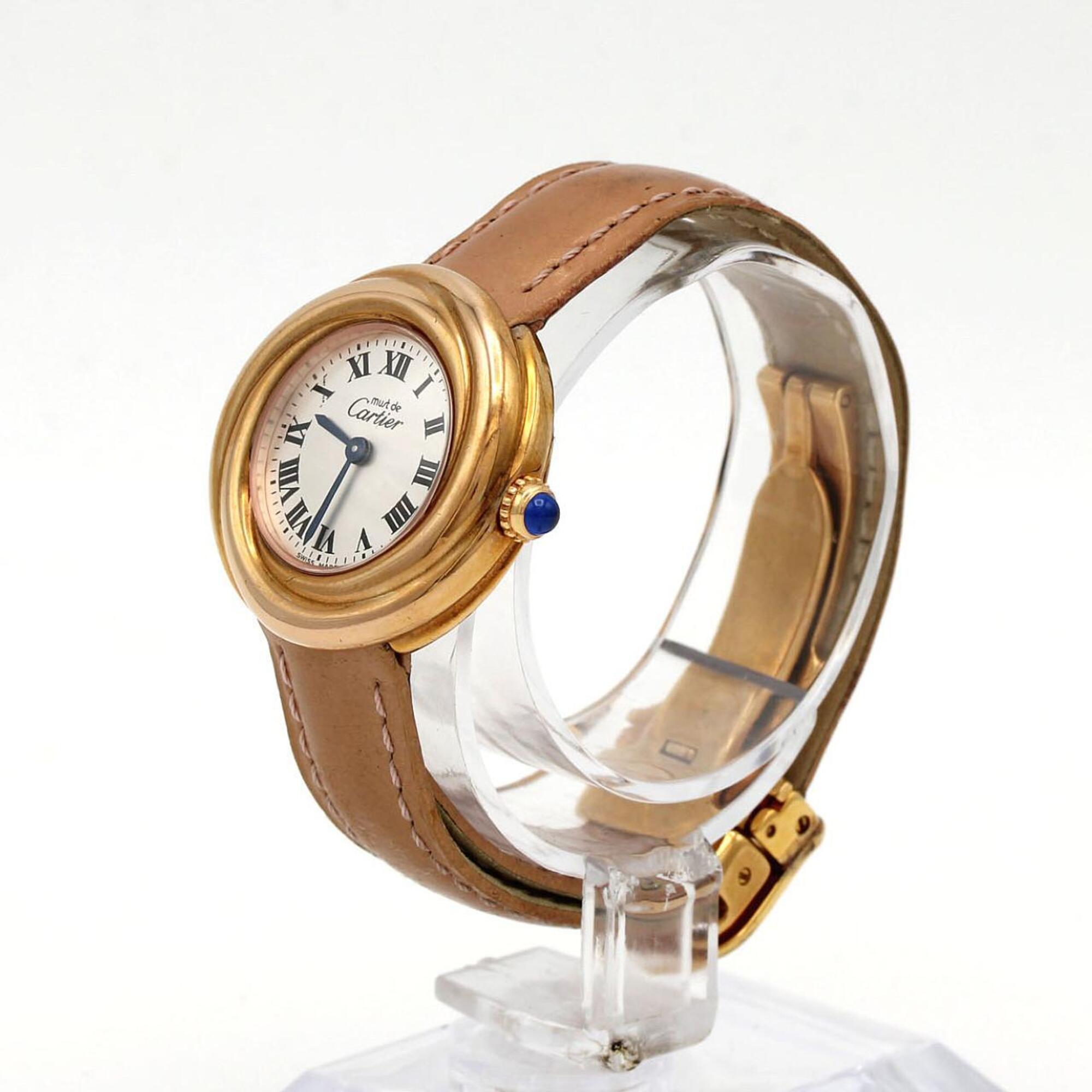 Cartier Must Trinity GP W1015045 Quartz Watch
