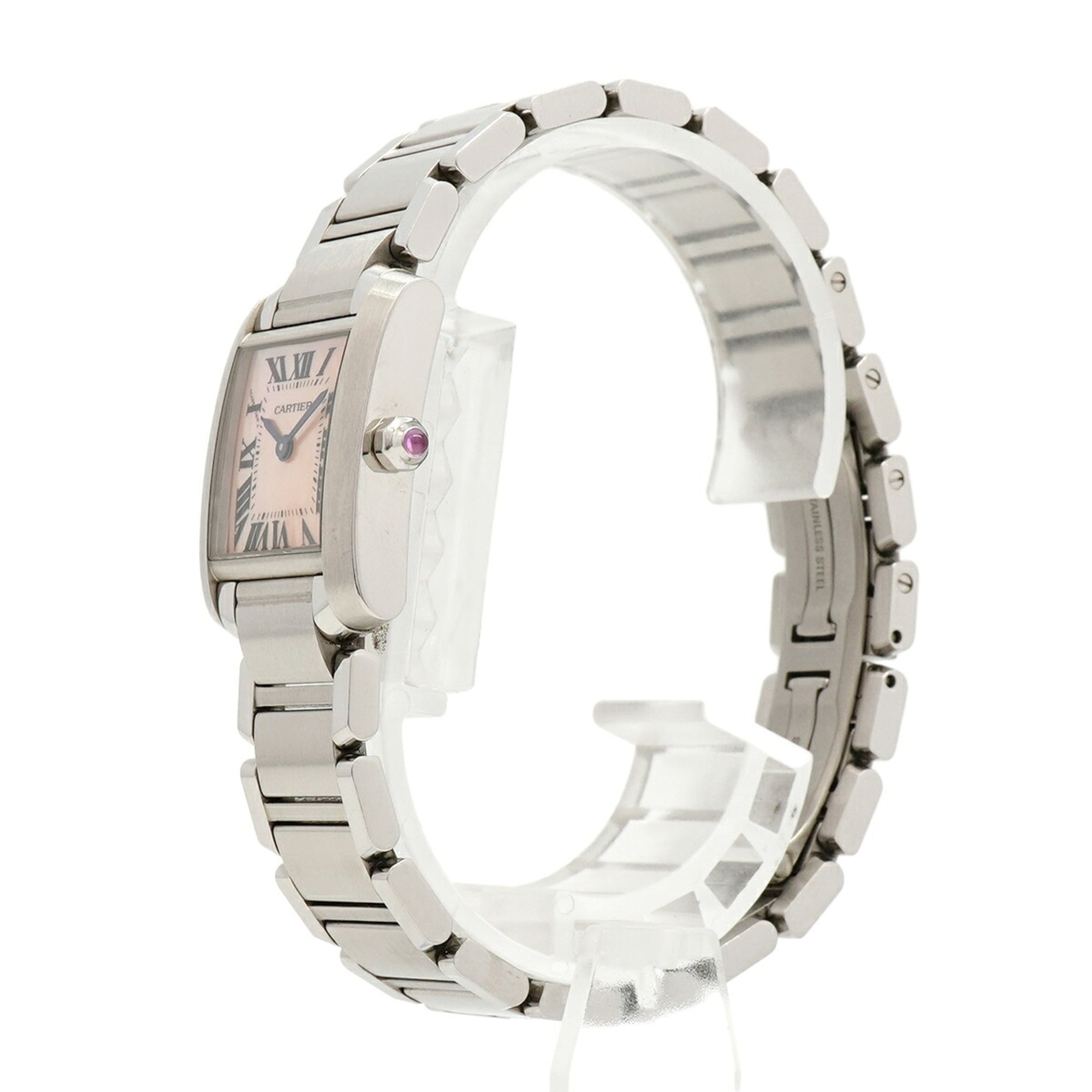 Cartier Tank Française SM W51028Q3 Pink Dial 20mm Watch