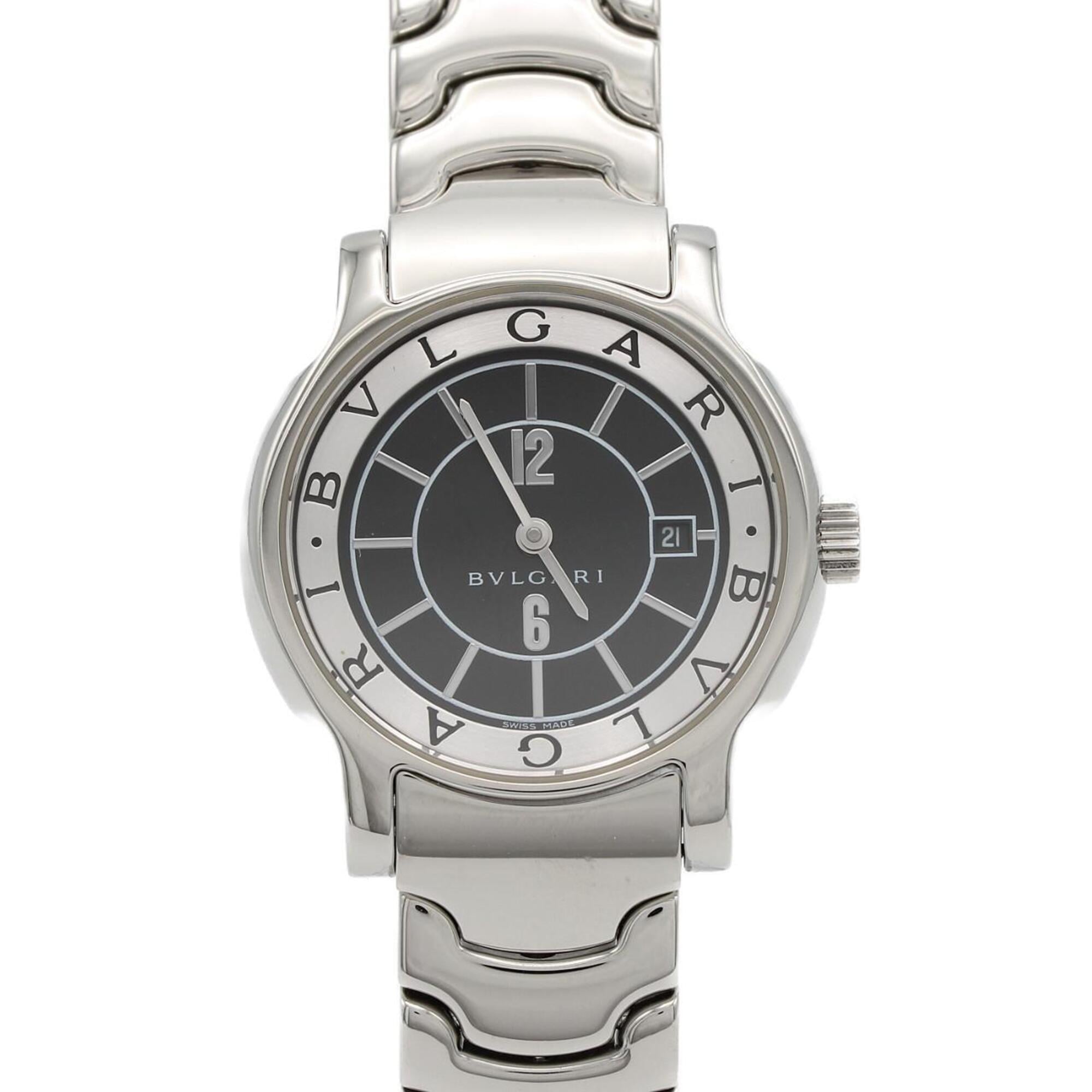 Bulgari Solotempo ST29S ST29BSSD Stainless Steel Quartz Watch