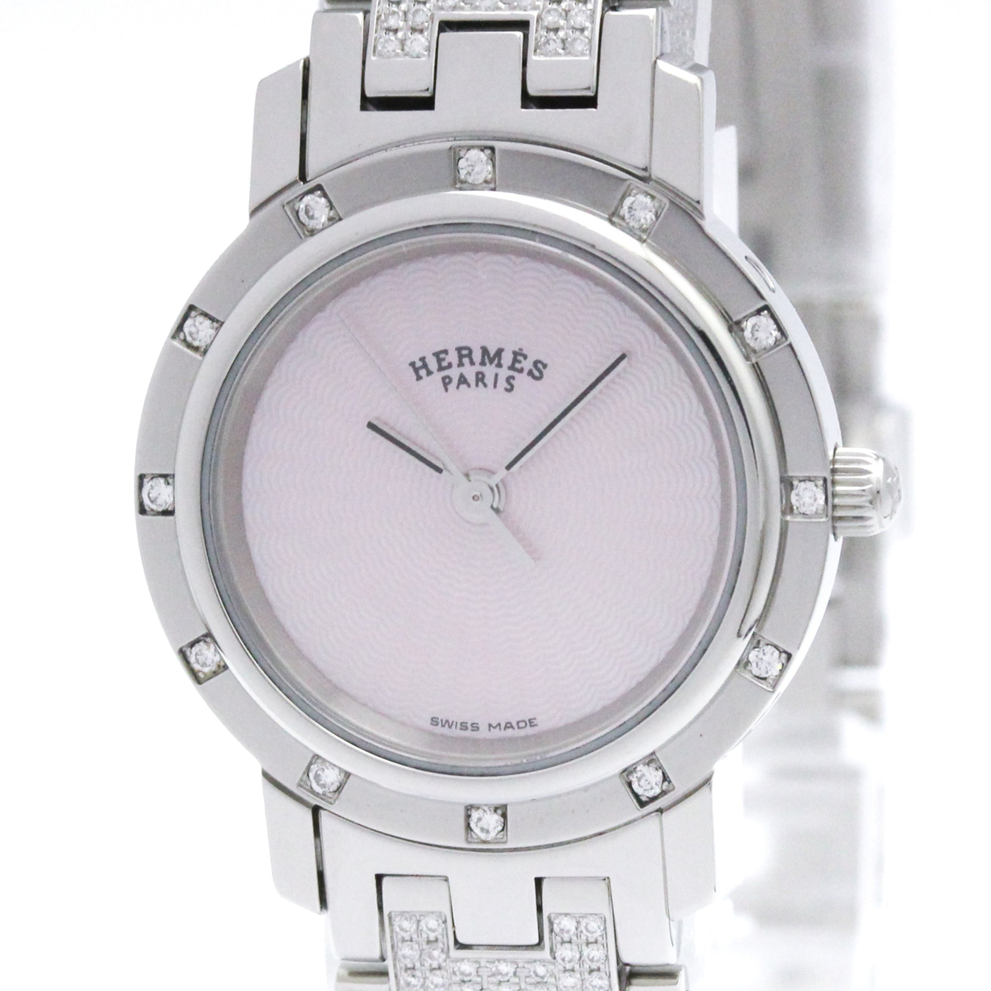 Hermes Clipper CL4.230 Pini Dial 23mm Watch