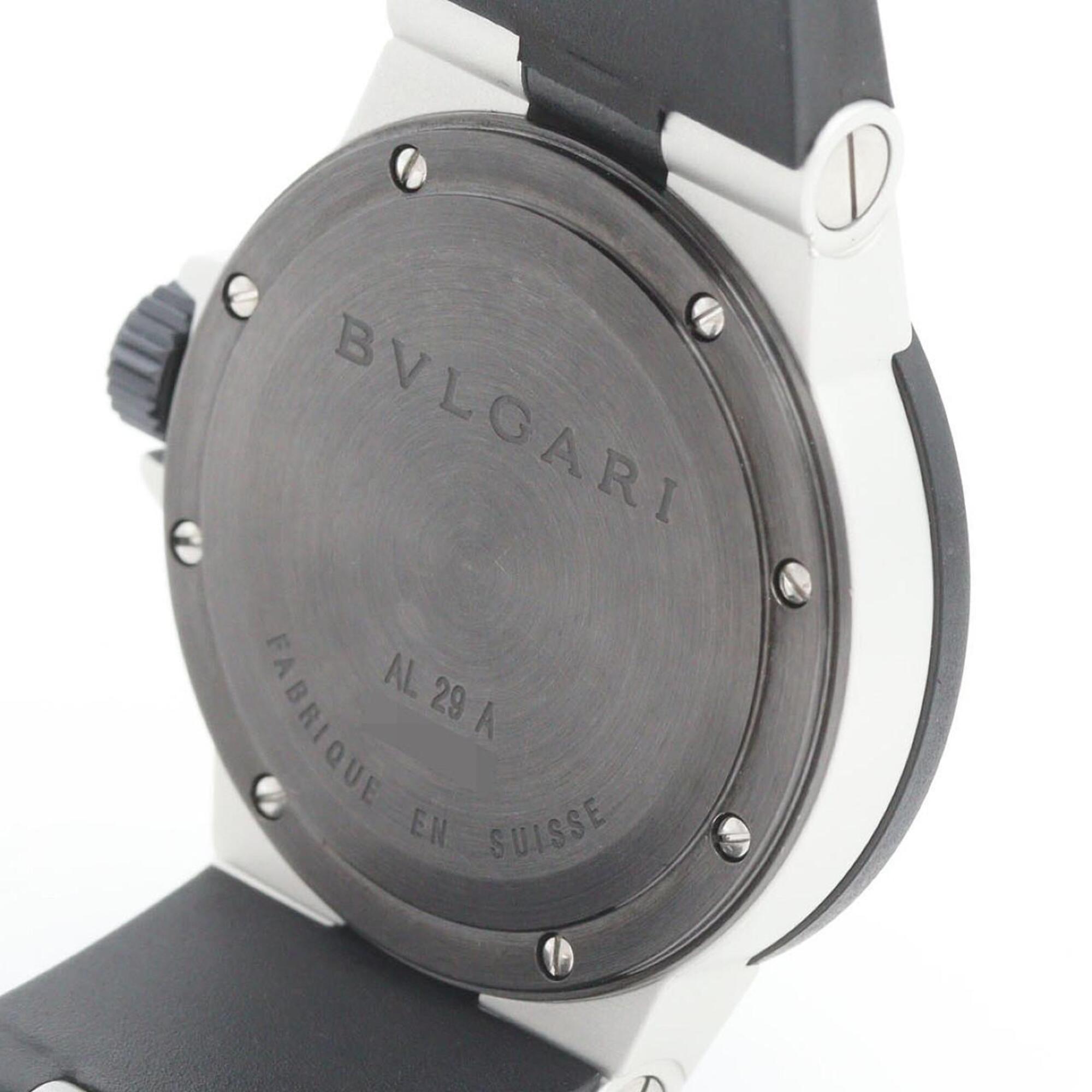 Bvlgari Aluminum AL29A Silver Dial Aluminum 29mm Watch