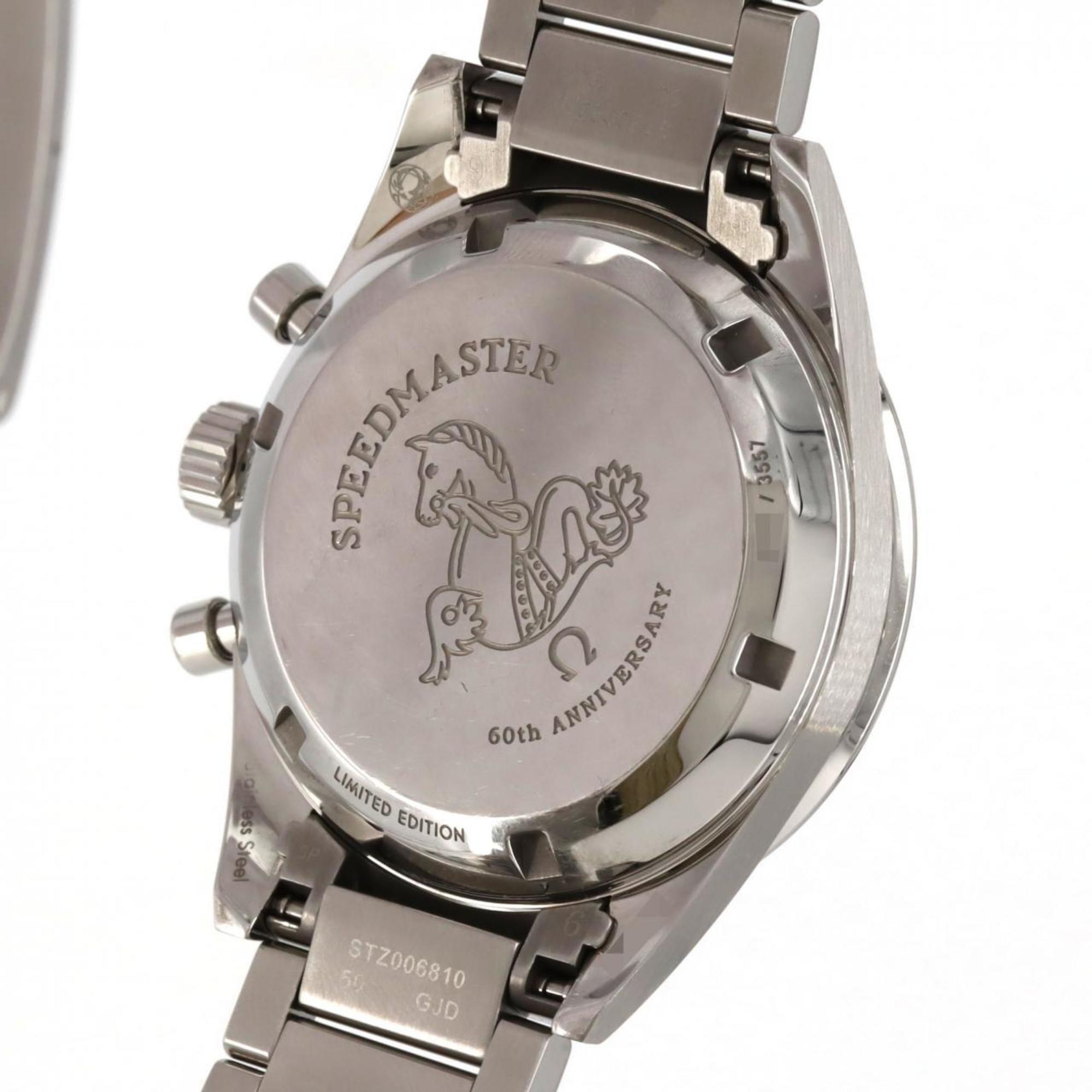 Omega 1957 Trilogy Speedmaster '57/60th LIMITED 311.10.39.30.01.001 roestvrijstalen polshorloge met handopwinding