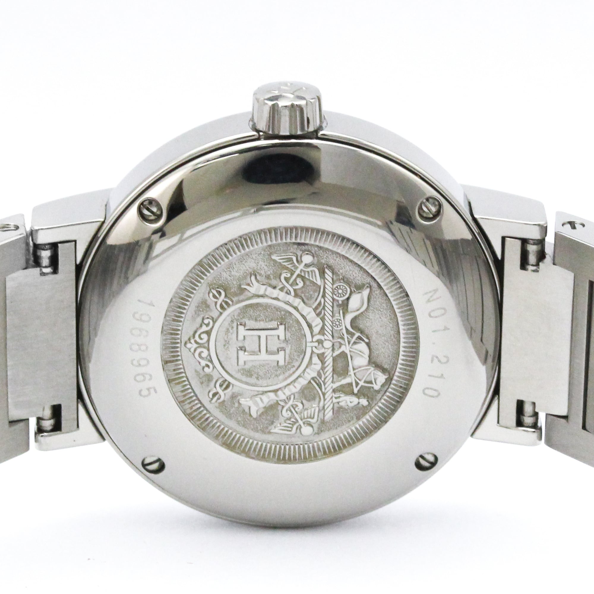 HERMES Nomade Steel Auto Quartz Ladies Watch NO1.210 Polished