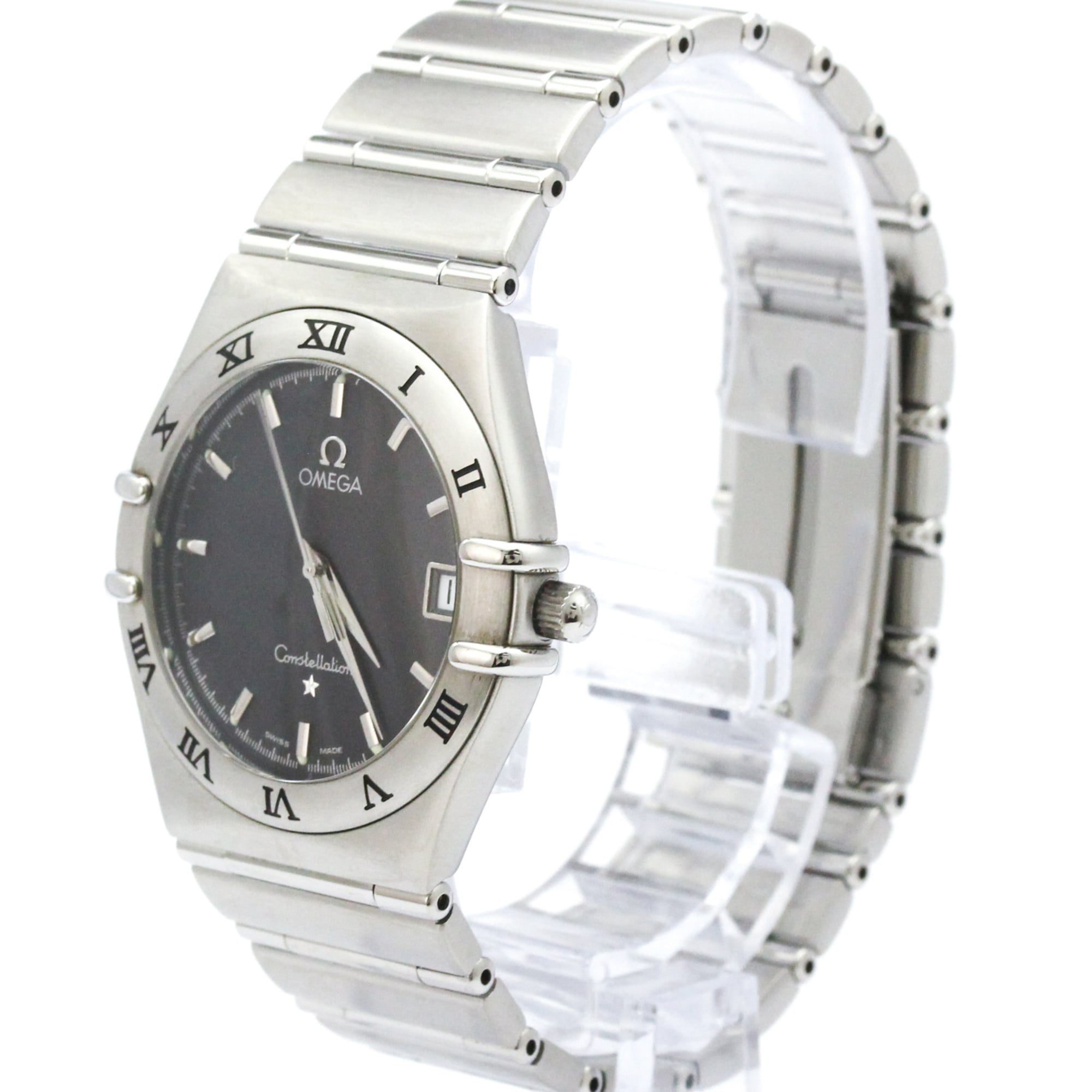 Montre Omega Constellation 1512.4, cadran gris, 33 mm