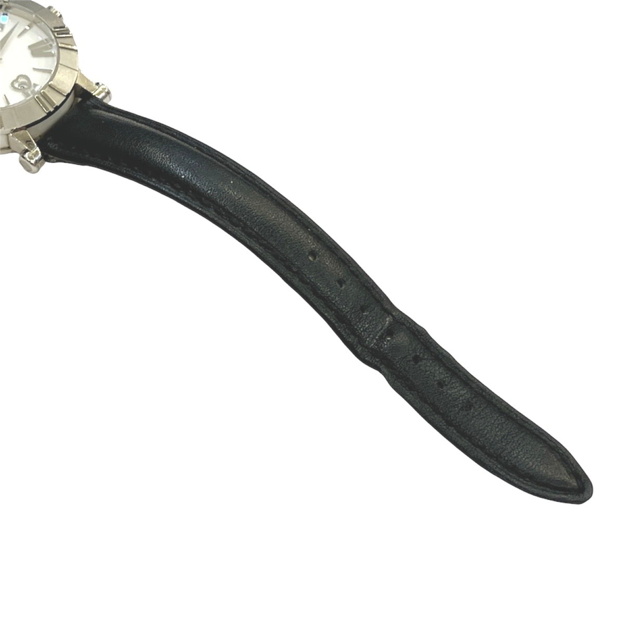 Tiffany & Co. Atlas watch, total weight 36.4g, stainless steel, genuine leather strap, quartz movement, white dial, Z1300.11.11A20