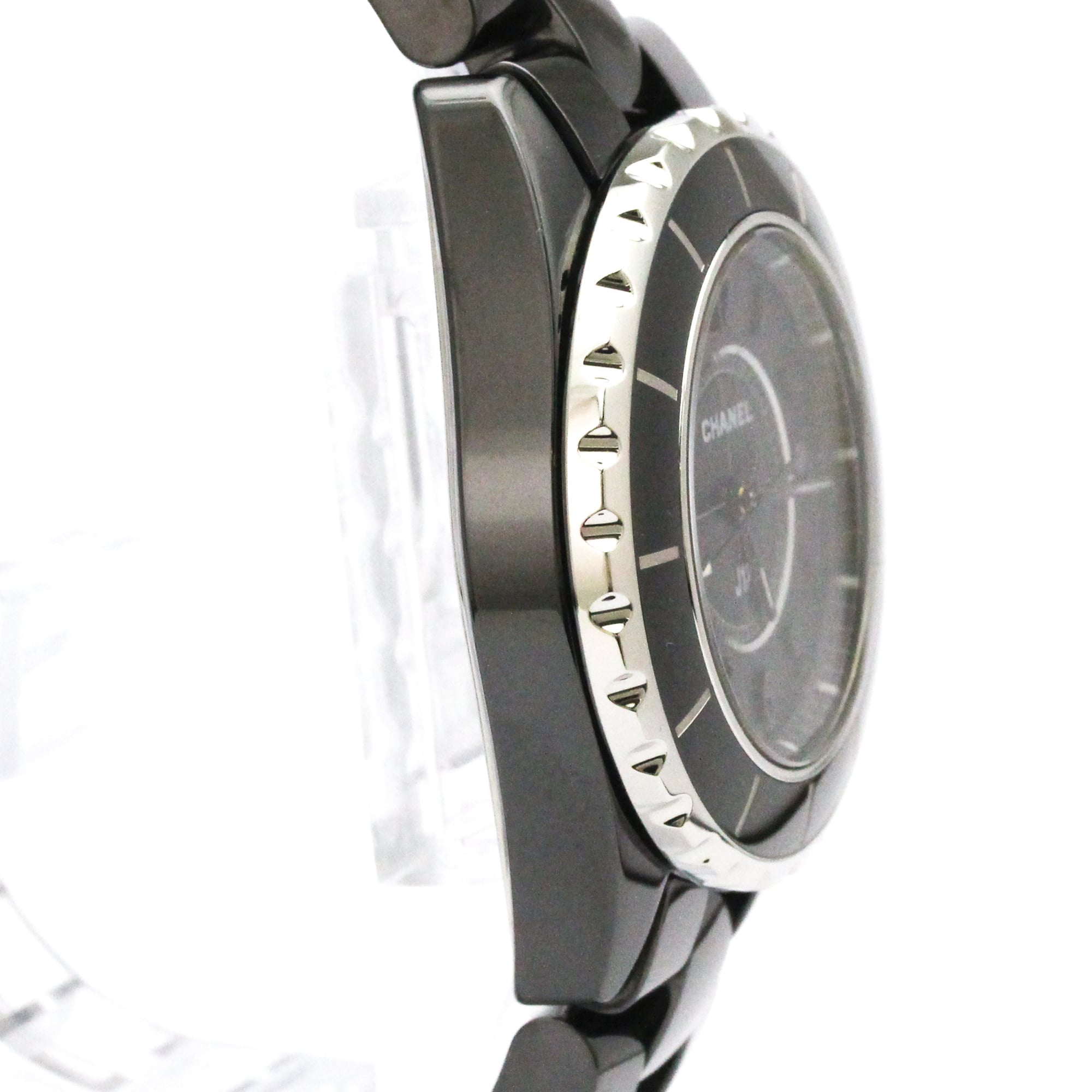 CHANEL J12 Intense zwart keramisch quartz dameshorloge H3828