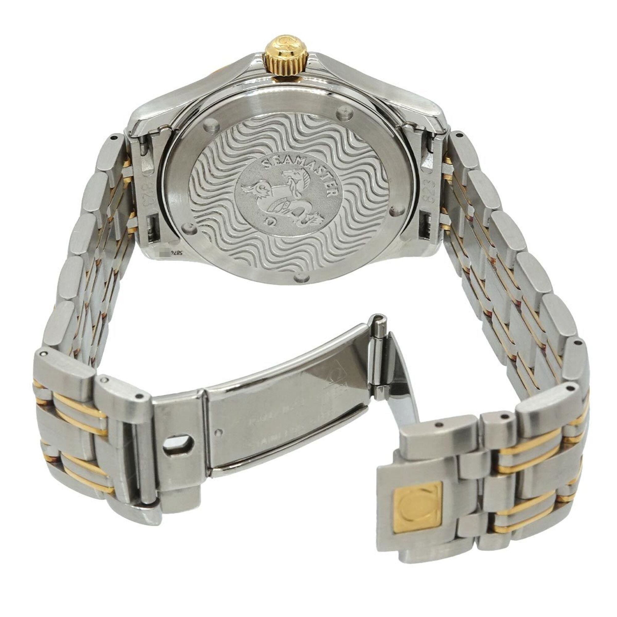 Omega Seamaster 120 Combination 2311 11 Men's Watch Date Gold YG Yellow Quartz