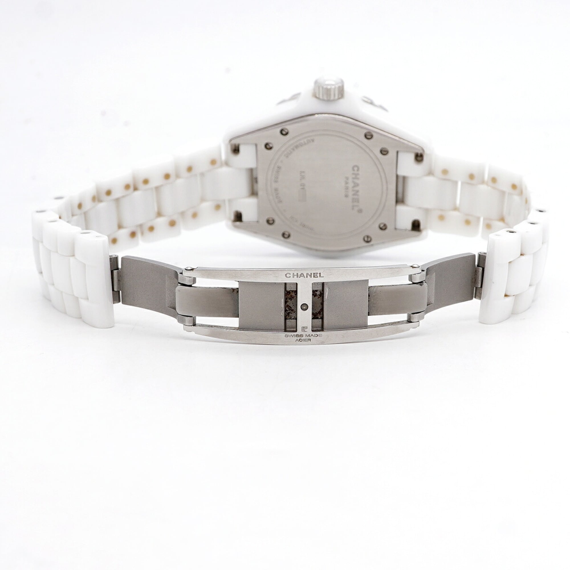 Chanel J12 H0970 White Dial 39mm Watch