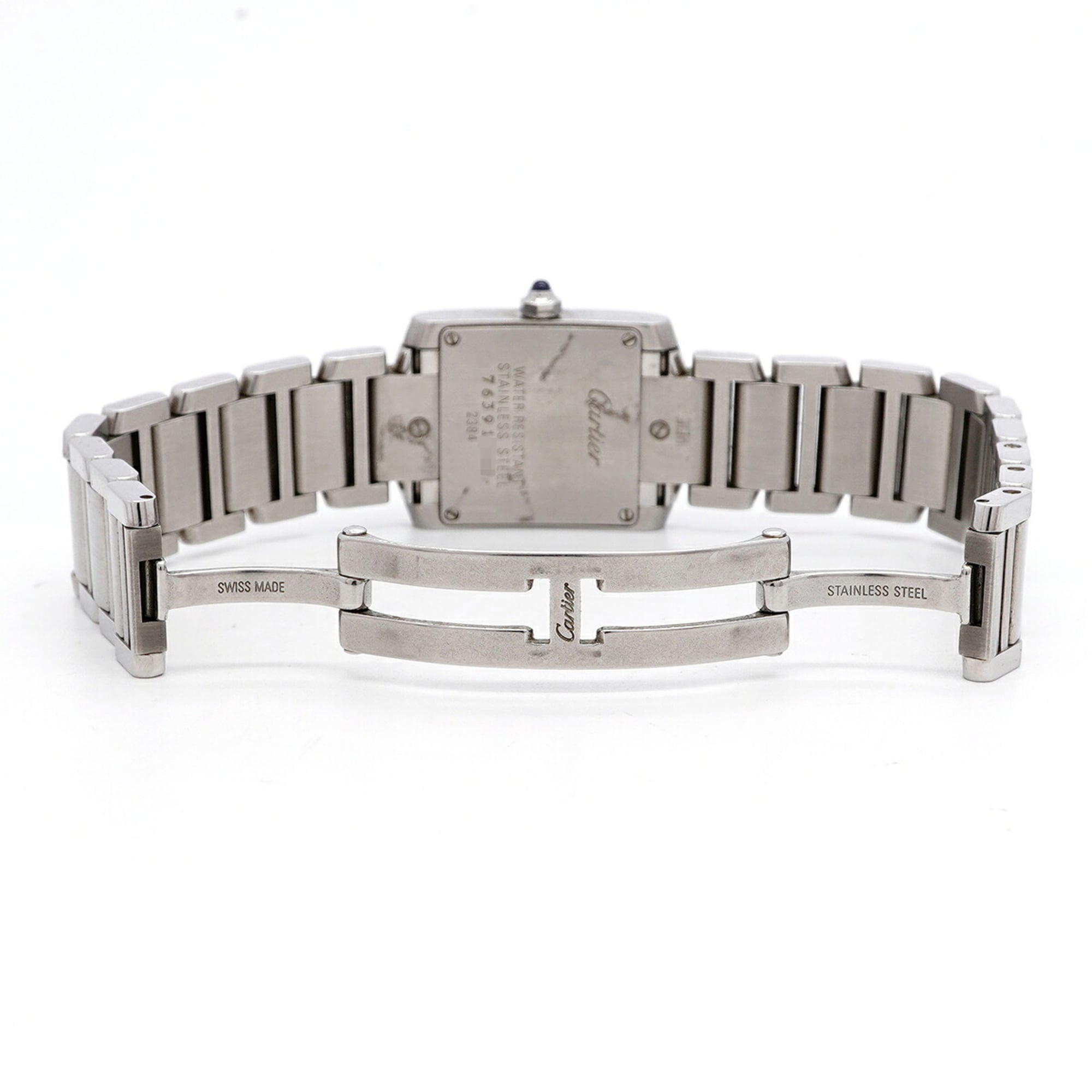 Cartier Tank Française SM W51008Q3 Ivory Dial 20mm Watch