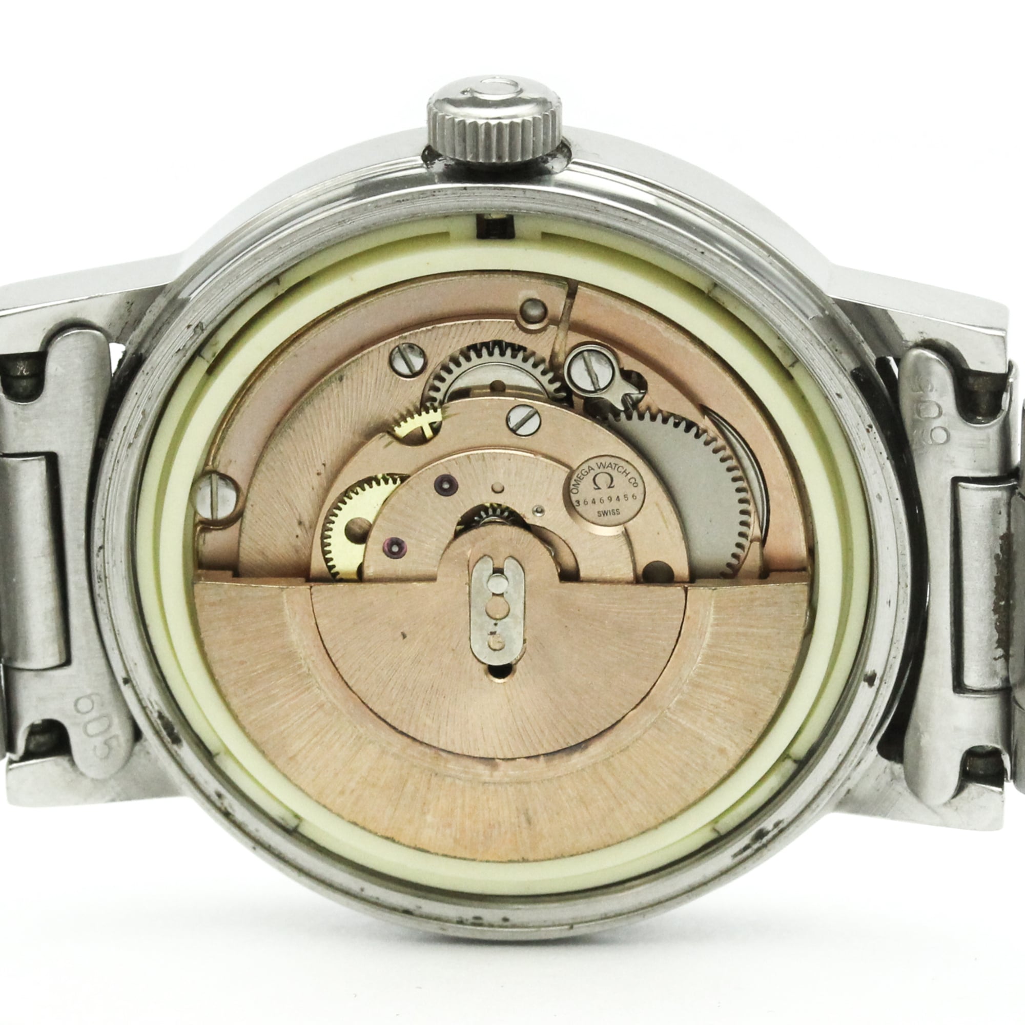 OMEGA Geneve Cal 1481 Steel Automatic Mens 166.0098 Vintage
