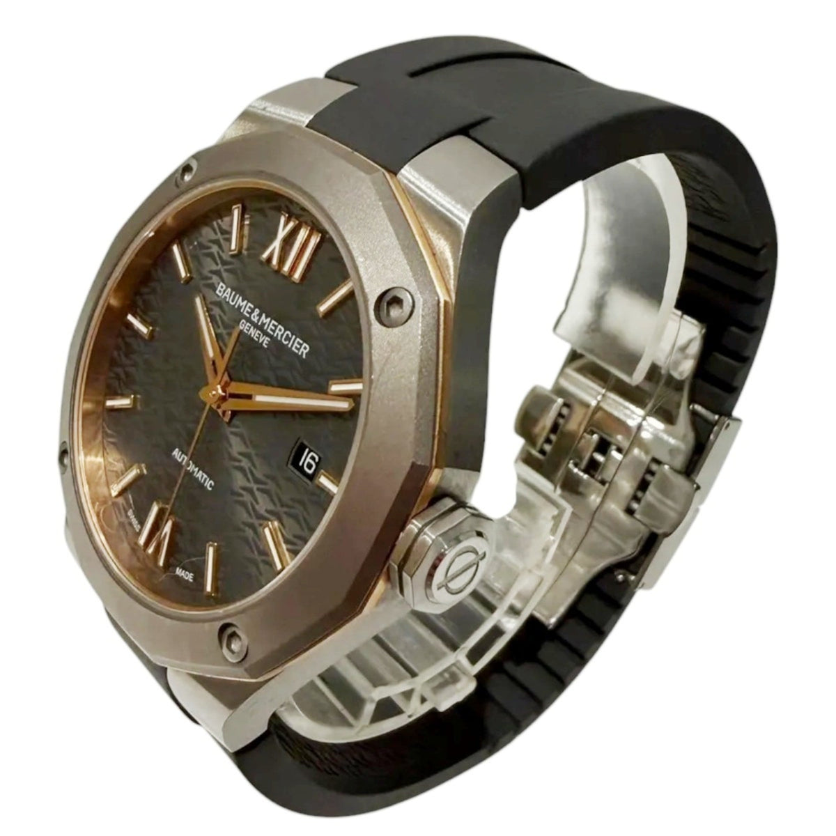 Baume & Mercier Riviera M0A10660, graues Zifferblatt, 42 mm Uhr