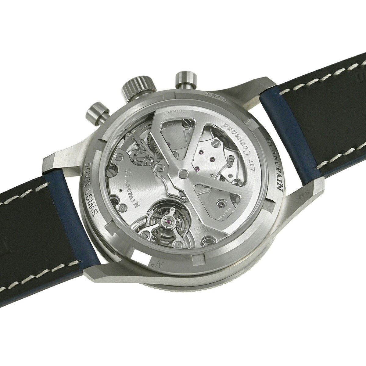 Blancpain Air Commando AC02-12B40-63B, blaues Zifferblatt, 42 mm Uhr