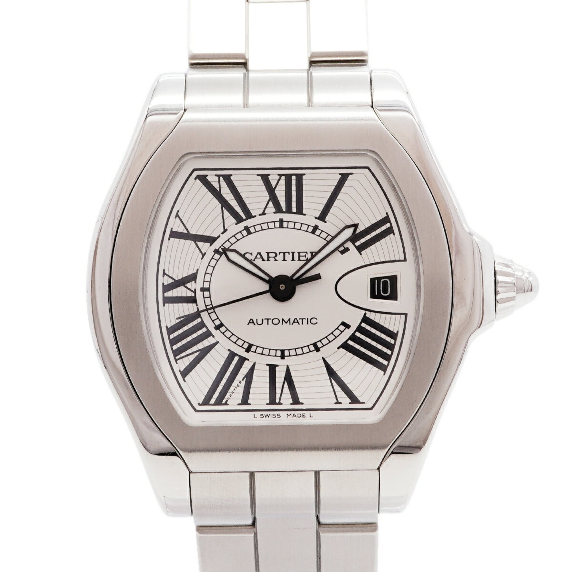 Cartier Roadster LM W6206017 Silver Dial 40mm Watch