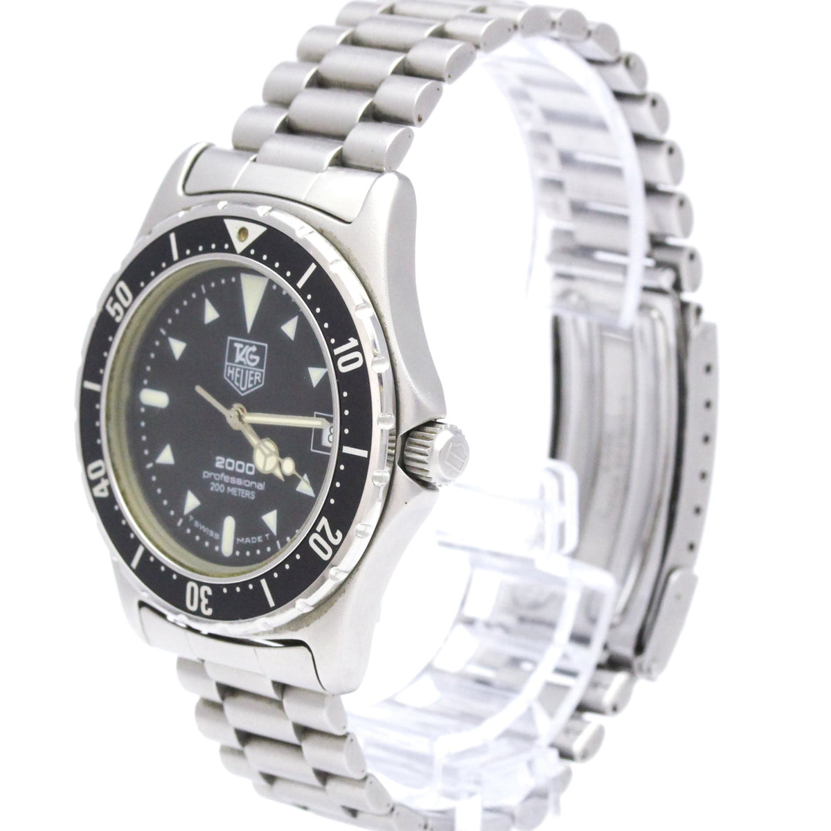 TAG Heuer Professional 973006 Black Dial 36mm Watch