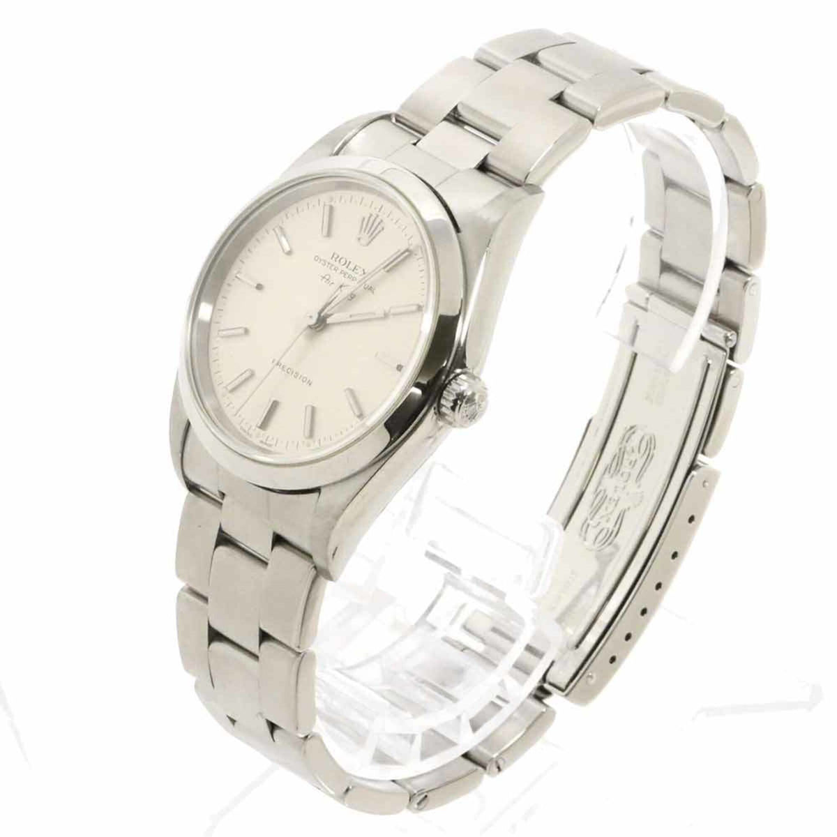 Montre Rolex Air-King 14 000, cadran argenté, 34 mm