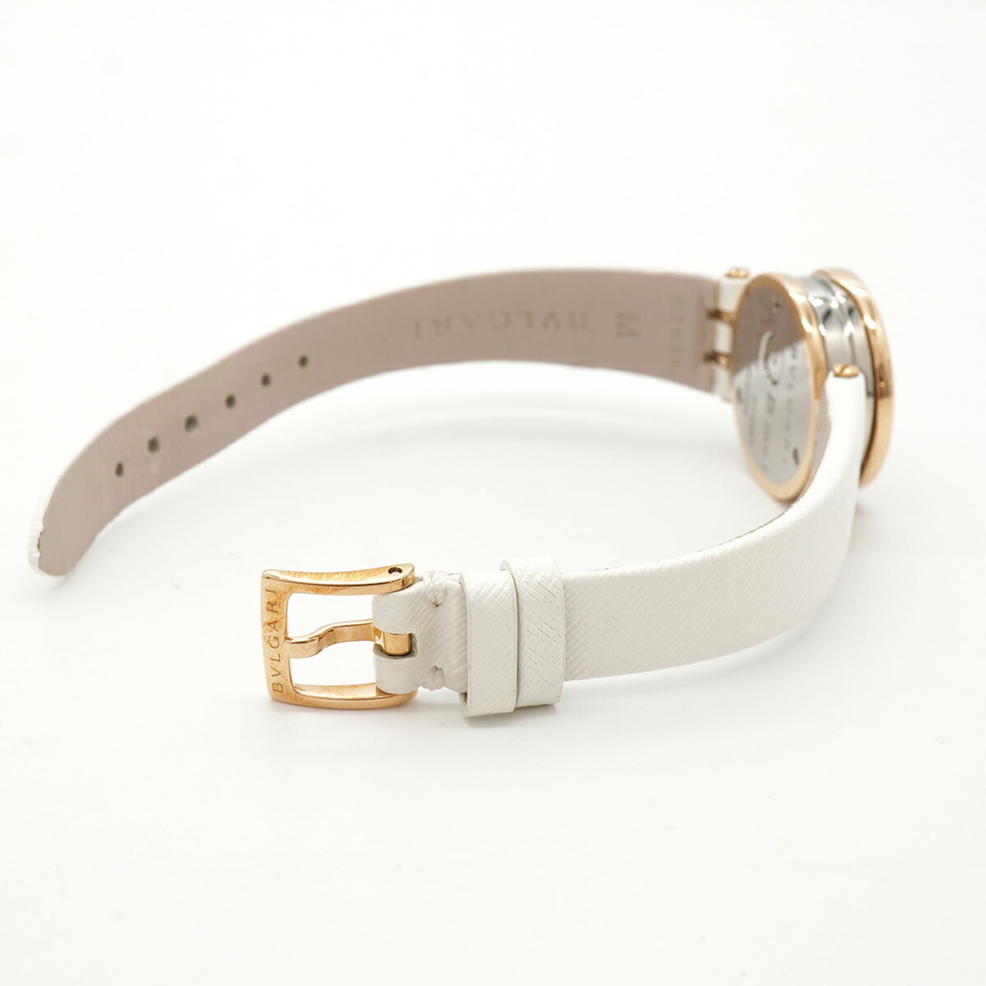 Montre Bvlgari Bulgari B-zero1 à 12 diamants BZP23SG Blanc Cadran 23 mm