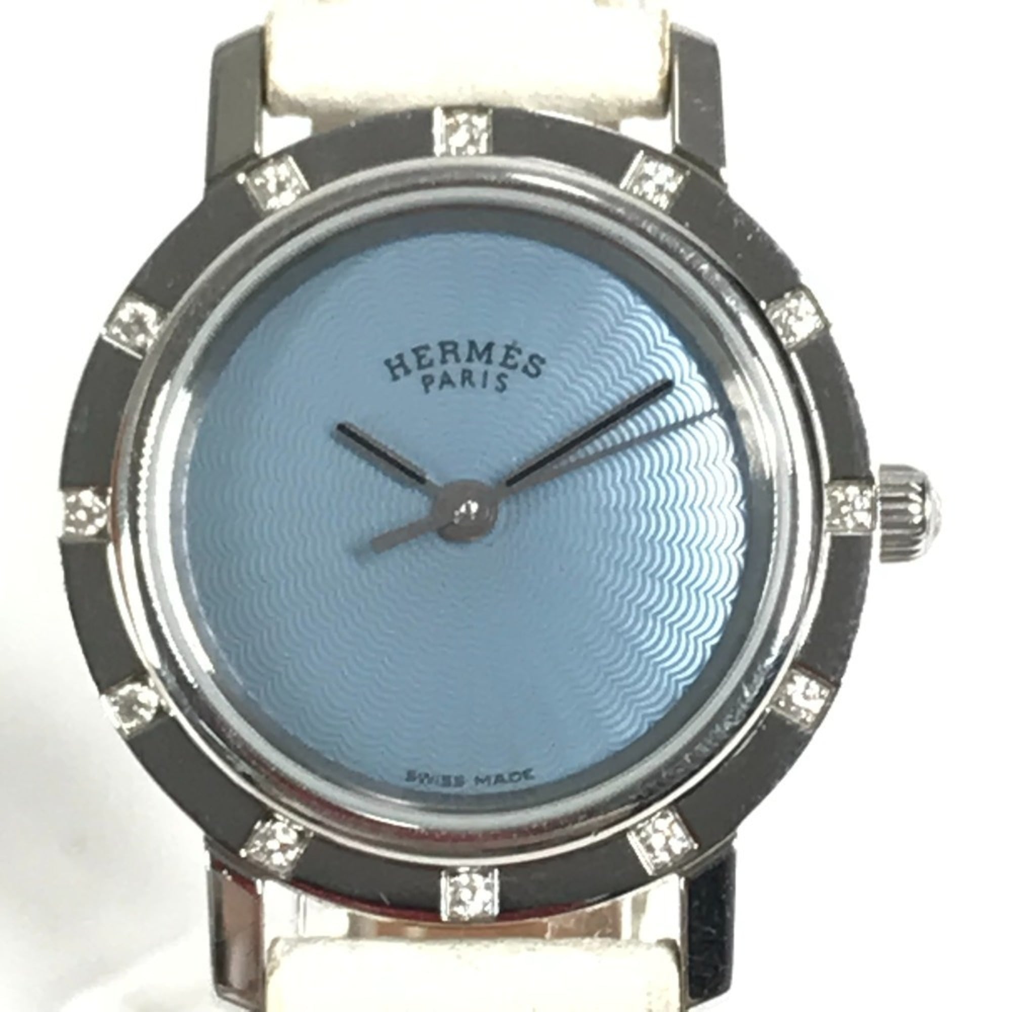 Hermes Clipper GZl1cgey Blue Dial 24mm Watch