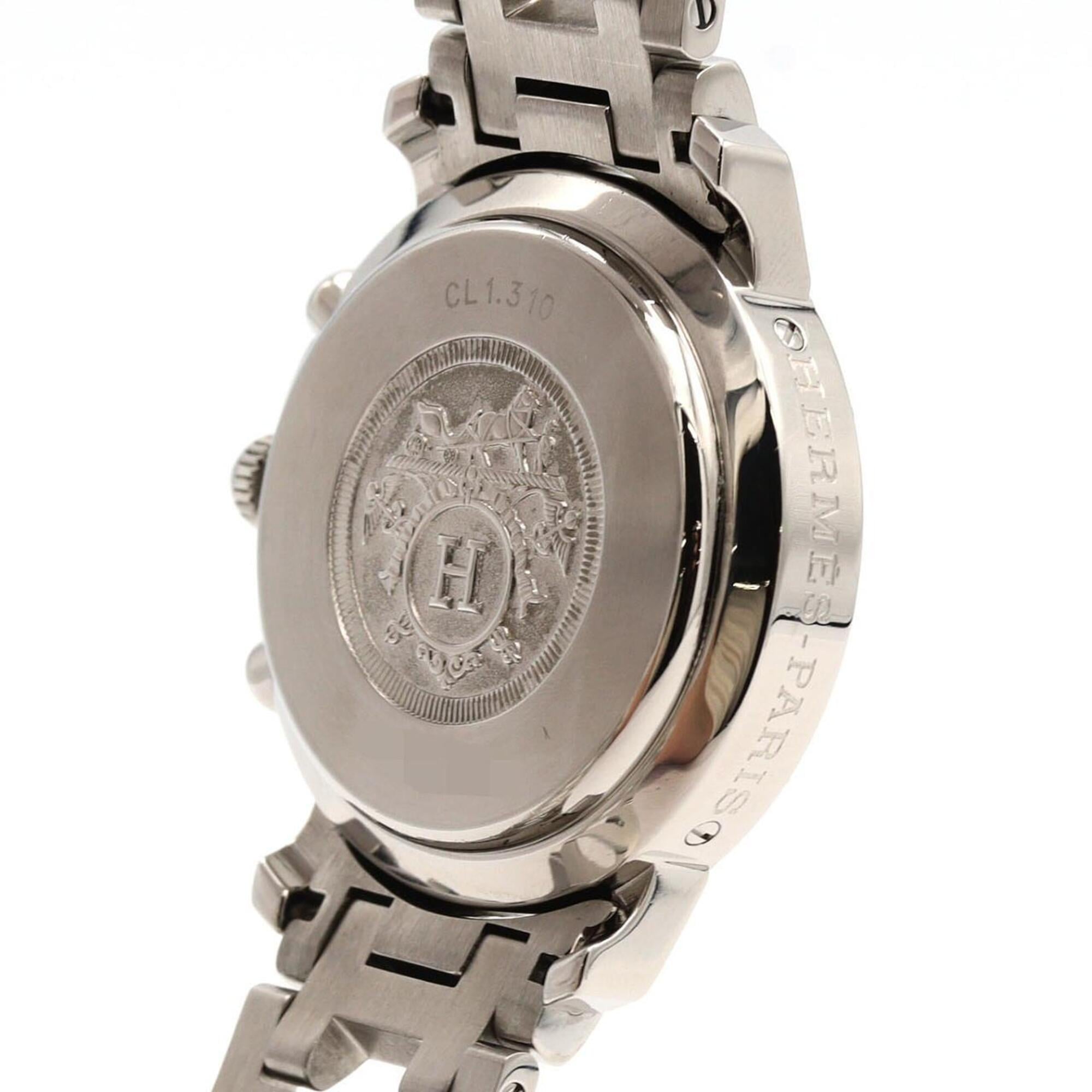 Hermes Clipper CL1.310 White Dial Stainless steel 31mm Watch