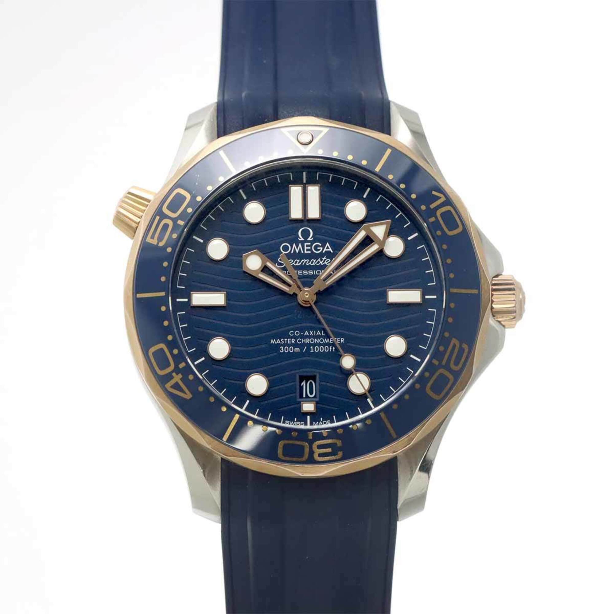 Omega Seamaster Diver 300 Co-Axial Master Chronometer 210 22 42 20 03 002 Blue Dial 42mm Watch