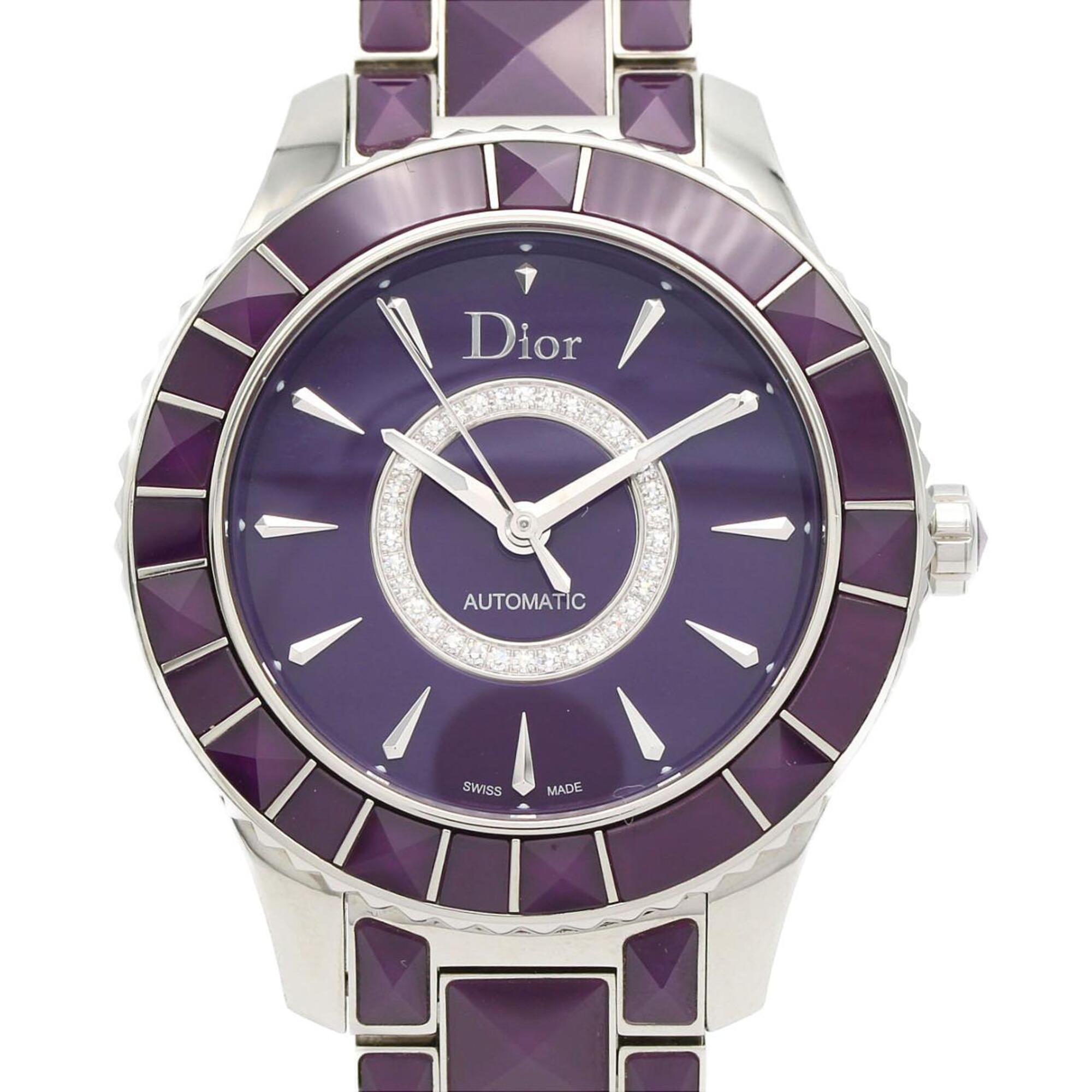 Christian Dior Crystal CD144512 SS Automatic Watch