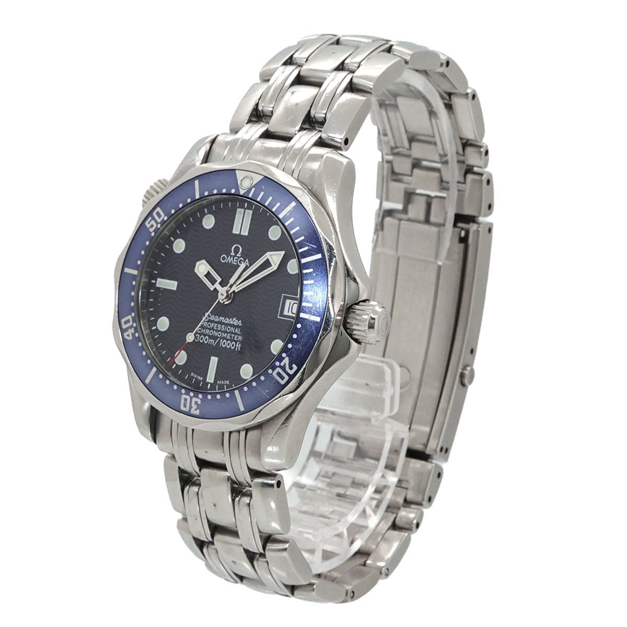 Omega Seamaster 300 Professional 2551 80 Boys' Date Navy Automatic Movement