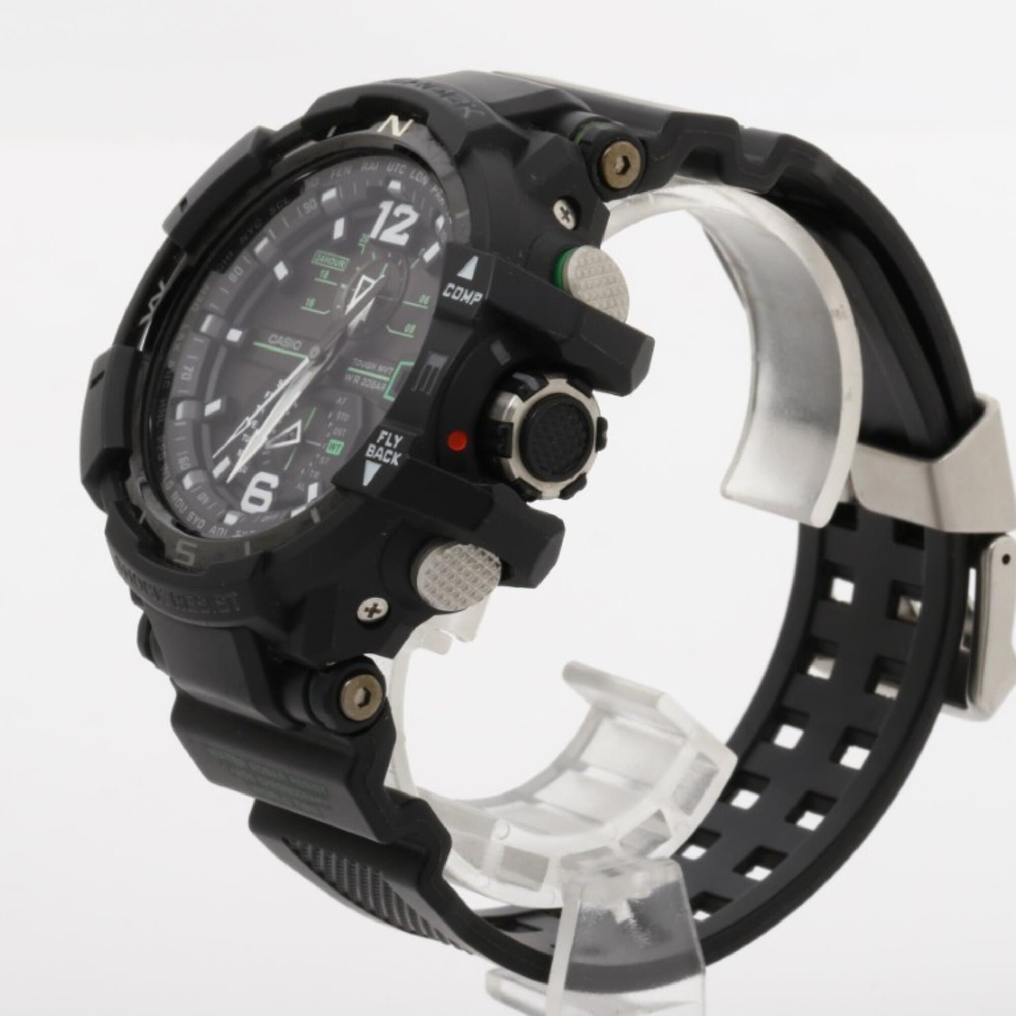 CASIO G-SHOCK MASTER OF G - AIR GRAVITYMASTER GW-A1100-1A3JF Black Resin Men's Analog Watch