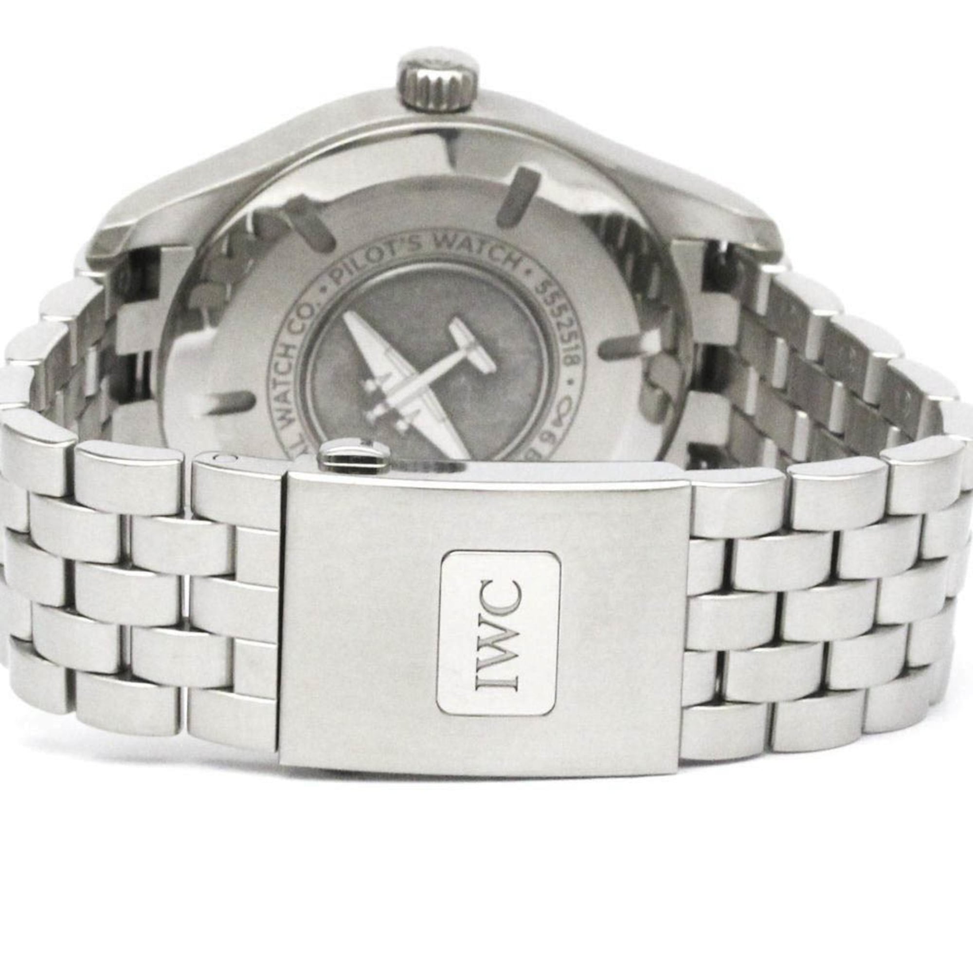 IWC Pilot Watch XVIII 18 Automatic Stainless Steel Mens Watch IW327011 Polished