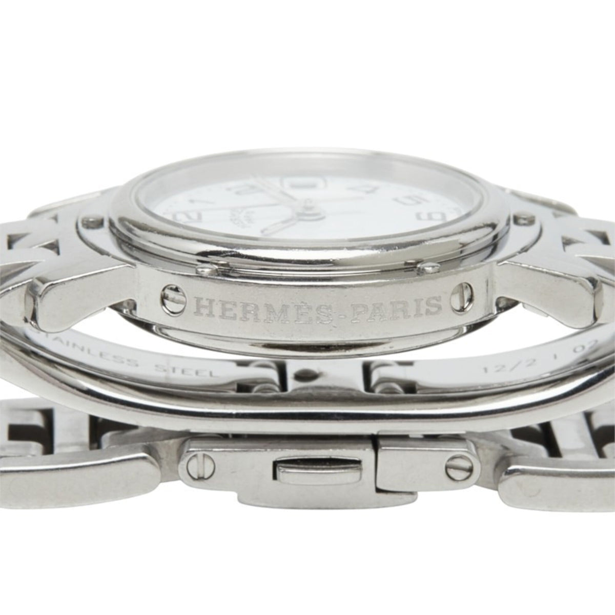 Hermes Clipper CL4.210 White Dial 24mm Watch
