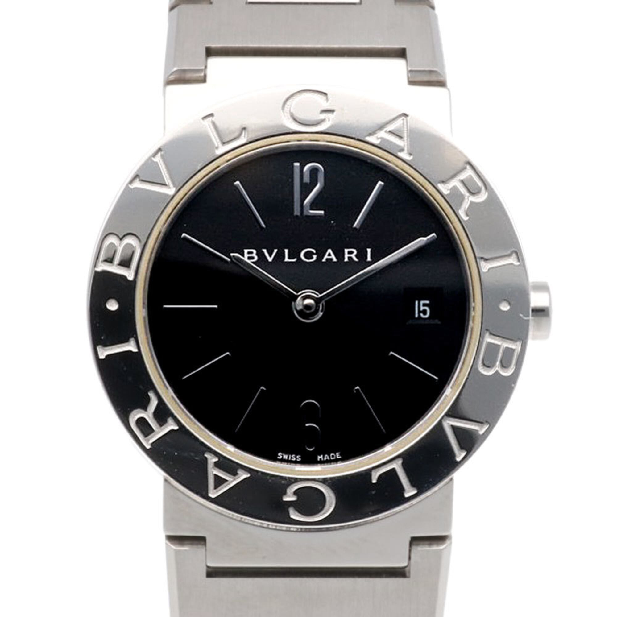 Bulgari BB26SS BB26SS Black Dial 25mm Watch