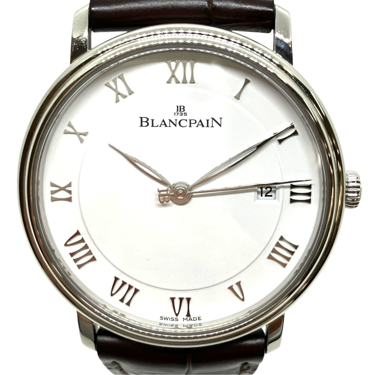 Blancpain Villeret Ultra-Slim 6651-1127-55B Weiß Zifferblatt 40mm Uhr