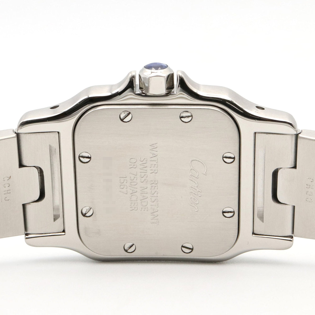 Cartier Santos Galbee SM W20012C4 Silver Dial 23mm Watch