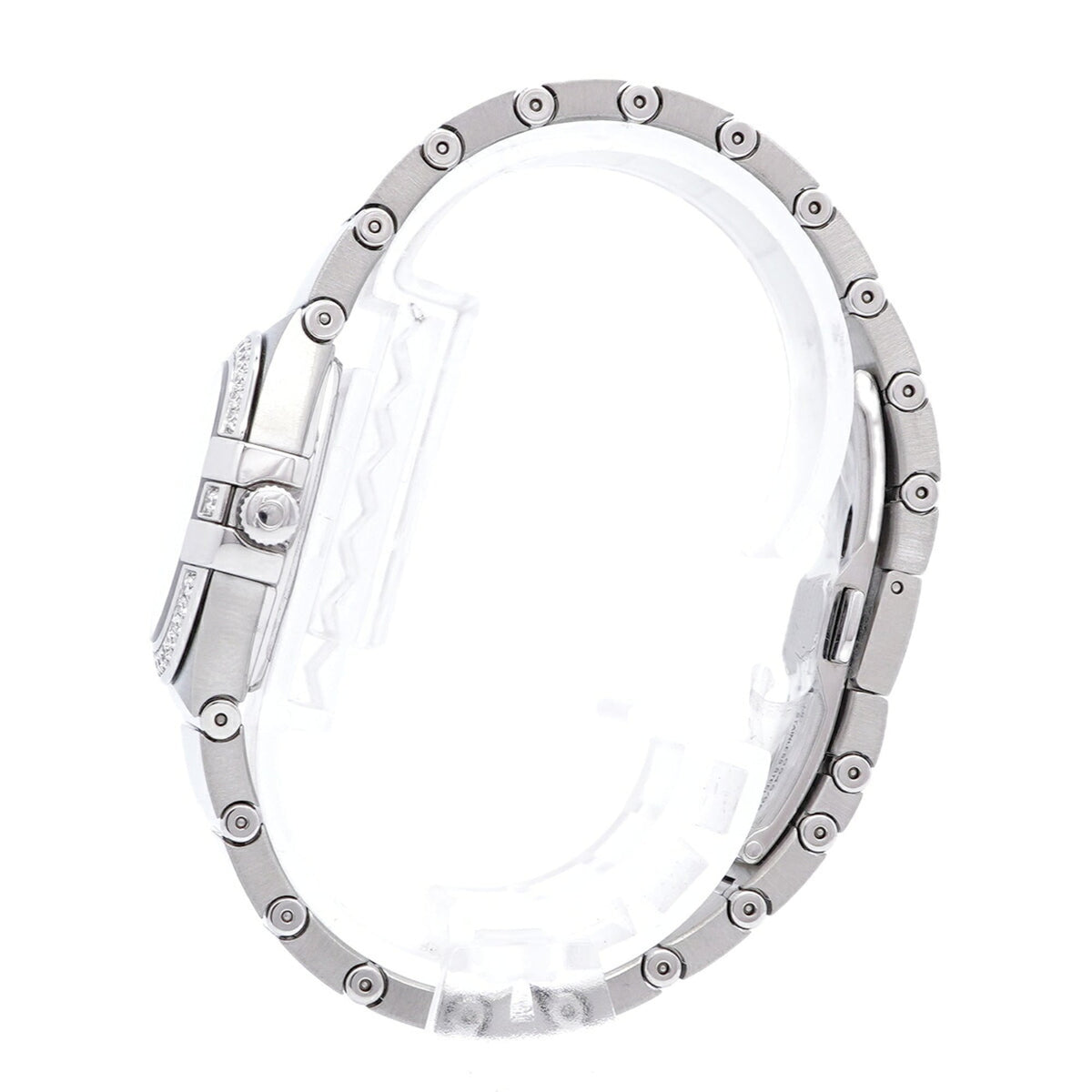 Omega Constellation mit Diamantlünette 12P 123.15.27.60.55.002 Weiß Zifferblatt 27 mm Uhr