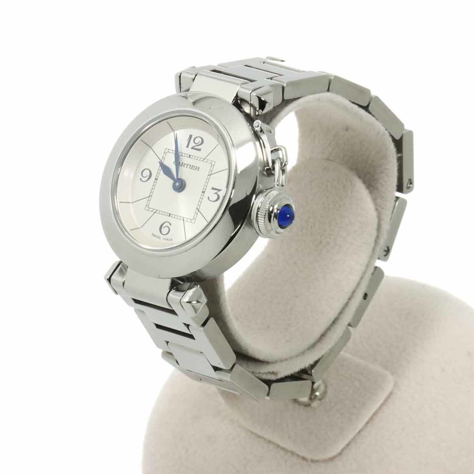 Cartier Miss Pasha W3140007 Women's Watch, Silver, Quartz