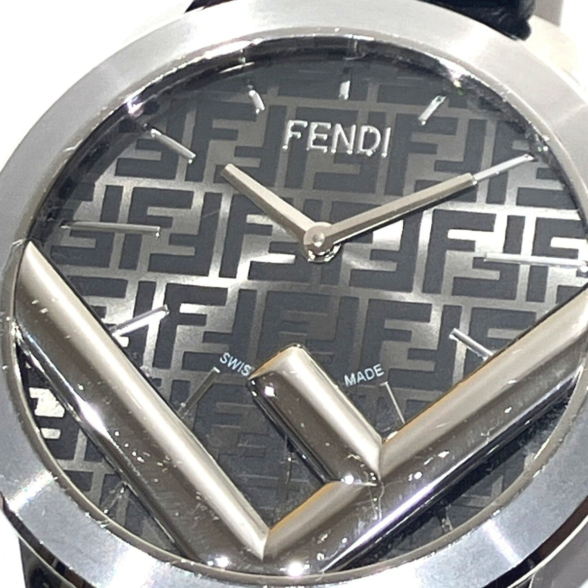 Fendi Runaway F is 010-71000L-945 Gray Dial 40mm Watch