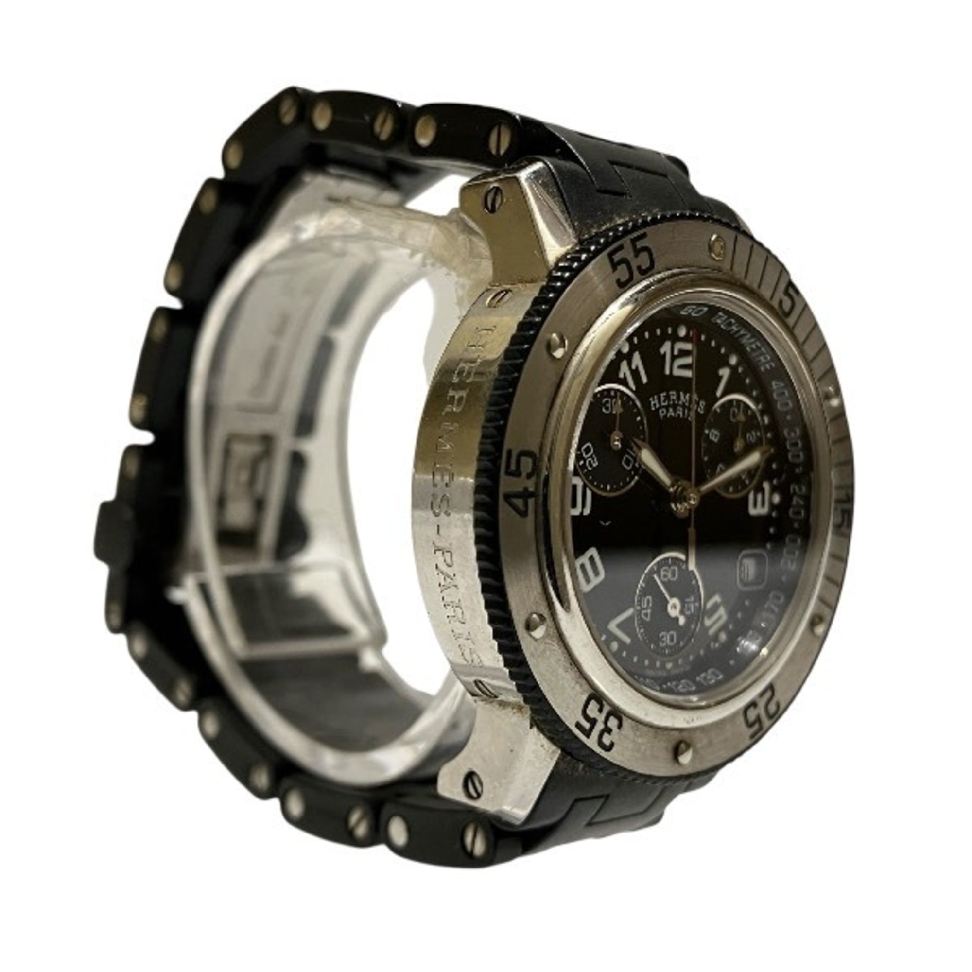 Hermes Clipper Diver CL2 315 quartzhorloge voor dames