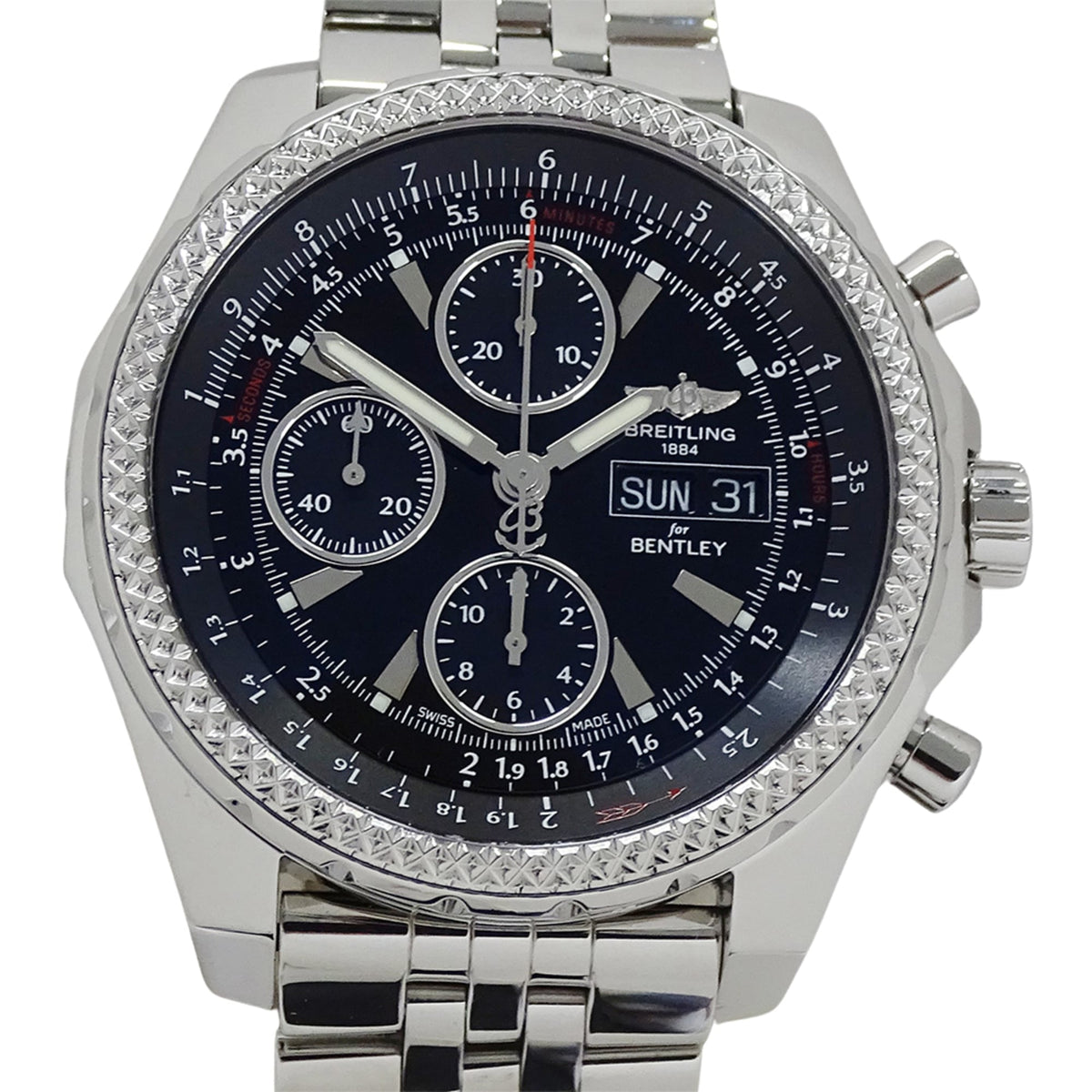 Breitling Bentley GT A13362 Black Dial 45mm Watch
