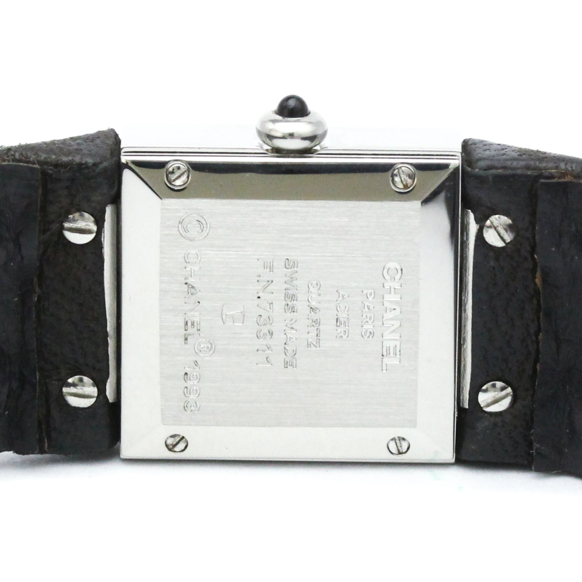 Chanel Matelasse H0116 Black Dial 19mm Watch