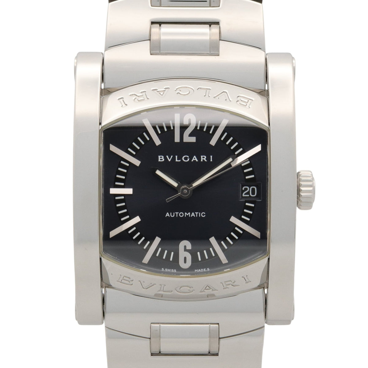 Bvlgari Bulgari BVLGARI Assioma AA44S Blue, Gray Dial 35mm Watch