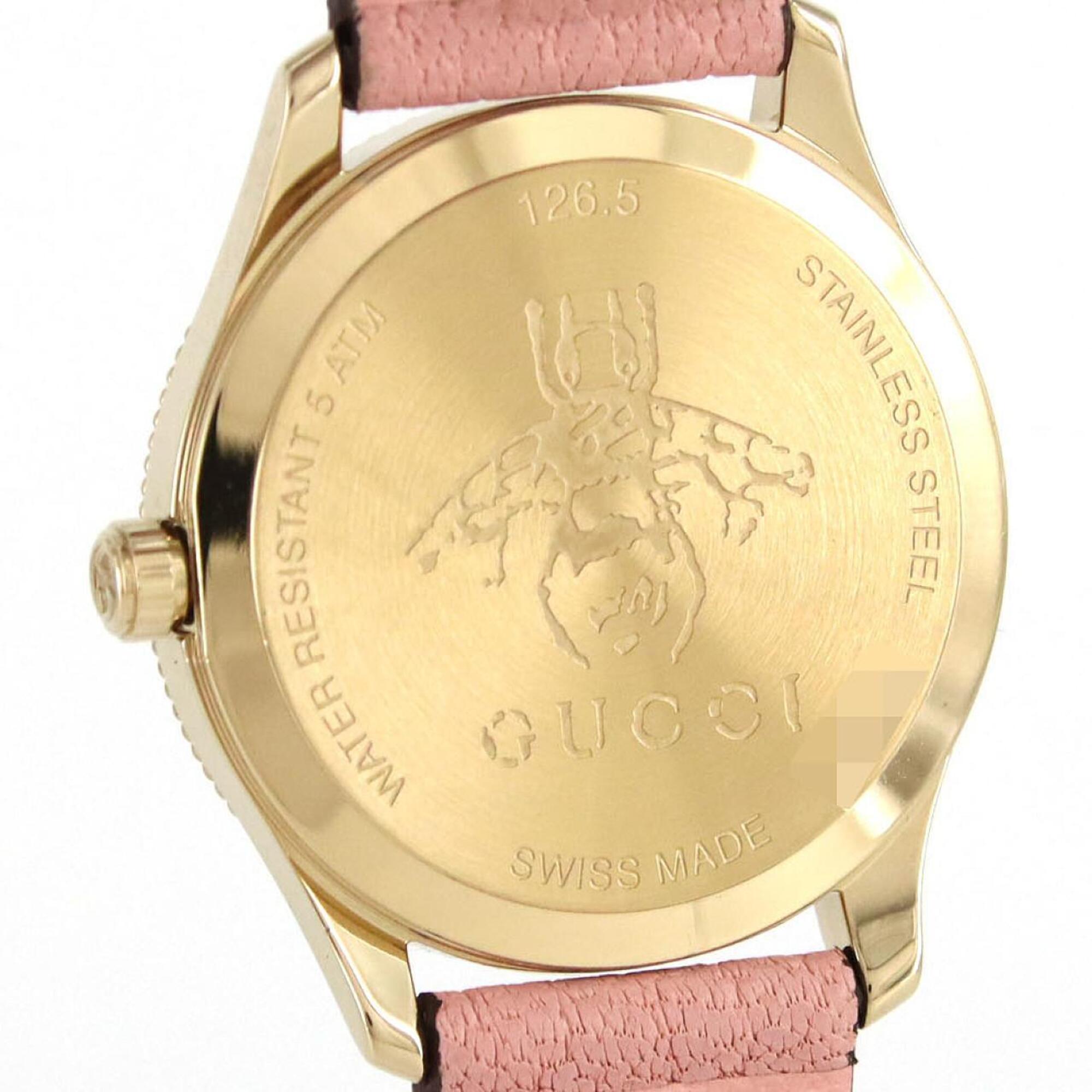 Gucci G-Timeless 126.5 Gold Dial 29mm Watch